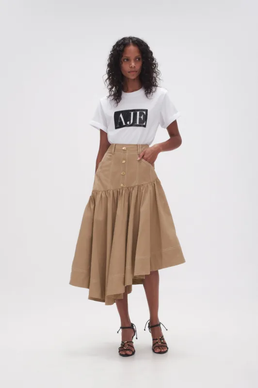 Willow Utility Midi Skirt sold by Aje