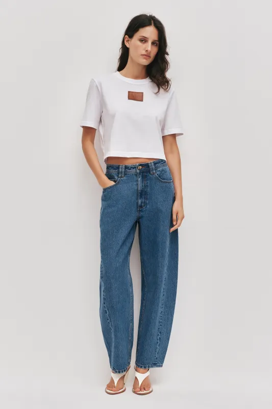 Electra Cropped Tee sold by Aje
