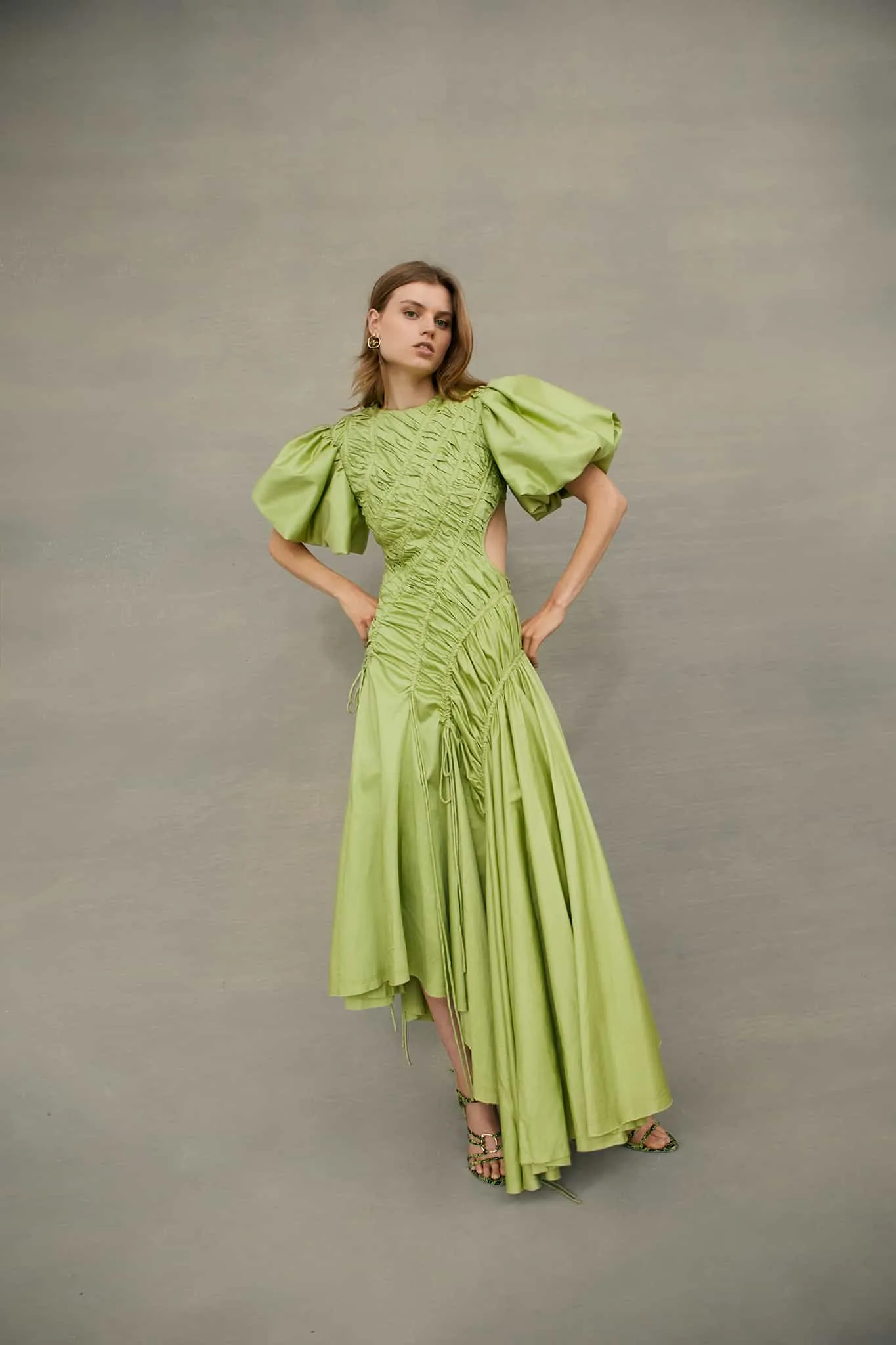 Siren Drawstring Midi Dress sold by Aje