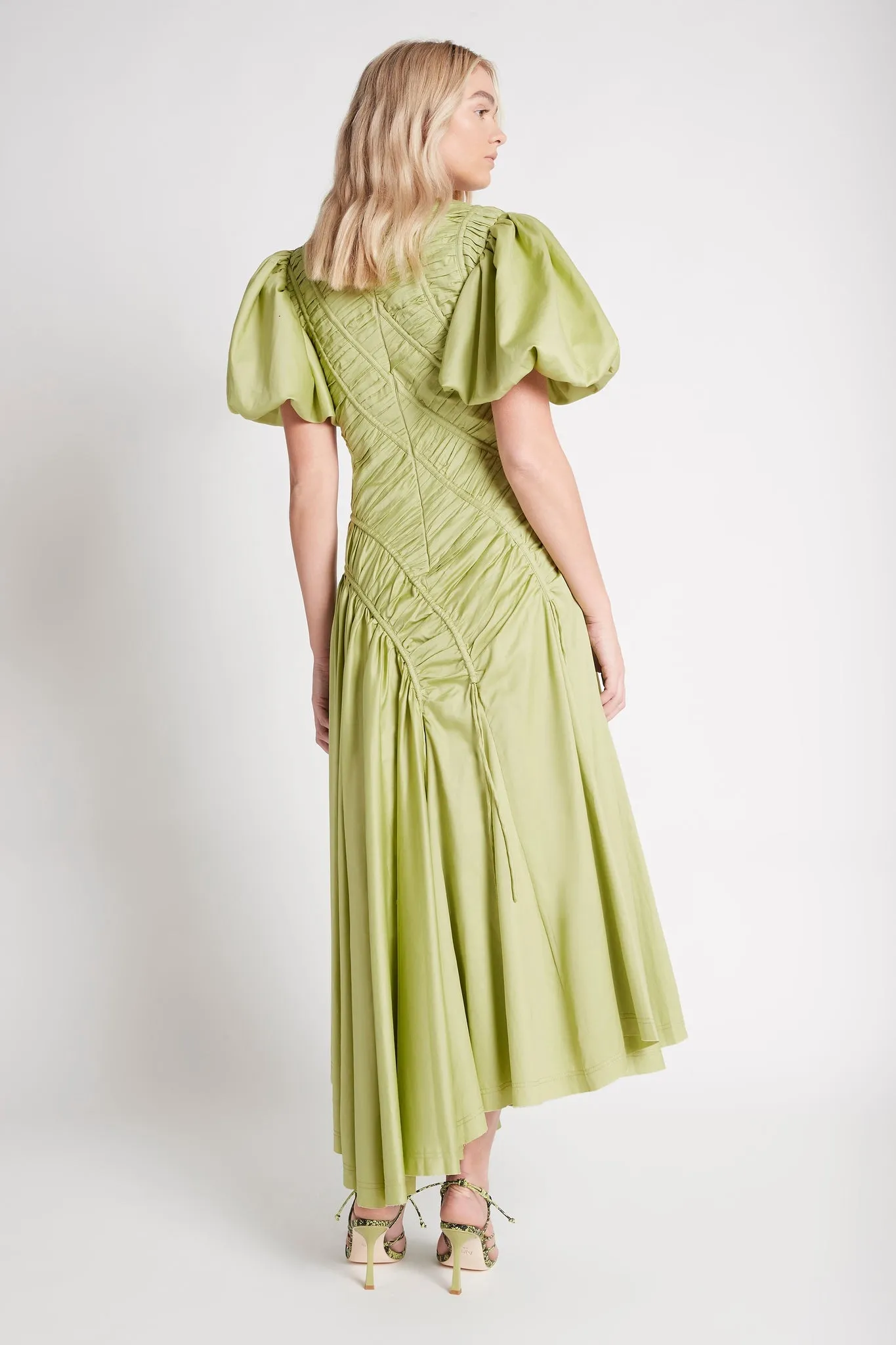 Siren Drawstring Midi Dress sold by Aje product image thumbnail 5