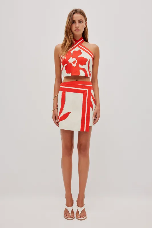 Mireya Tie Back Halter sold by Aje