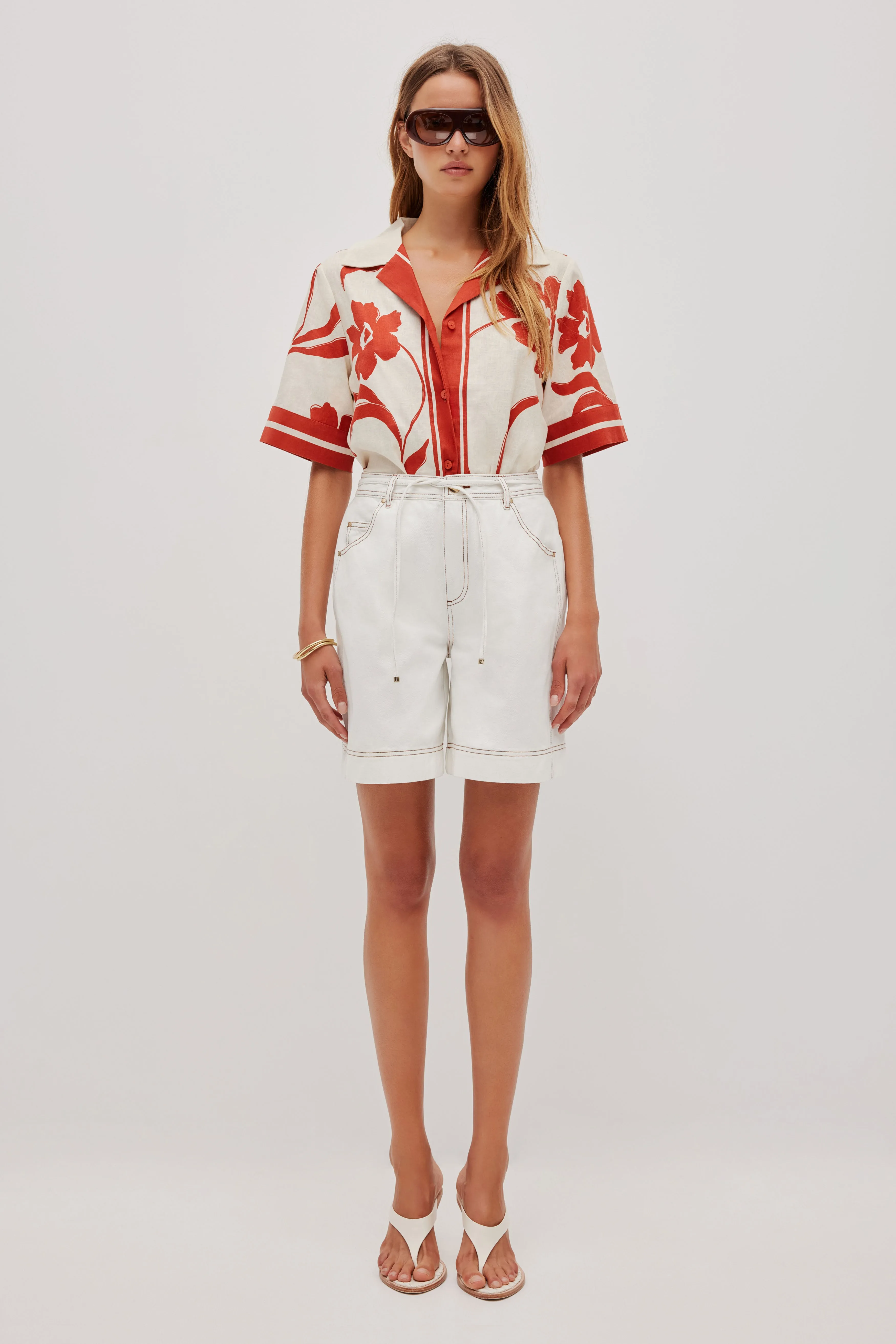 Mireya Short Sleeve Shirt sold by Aje