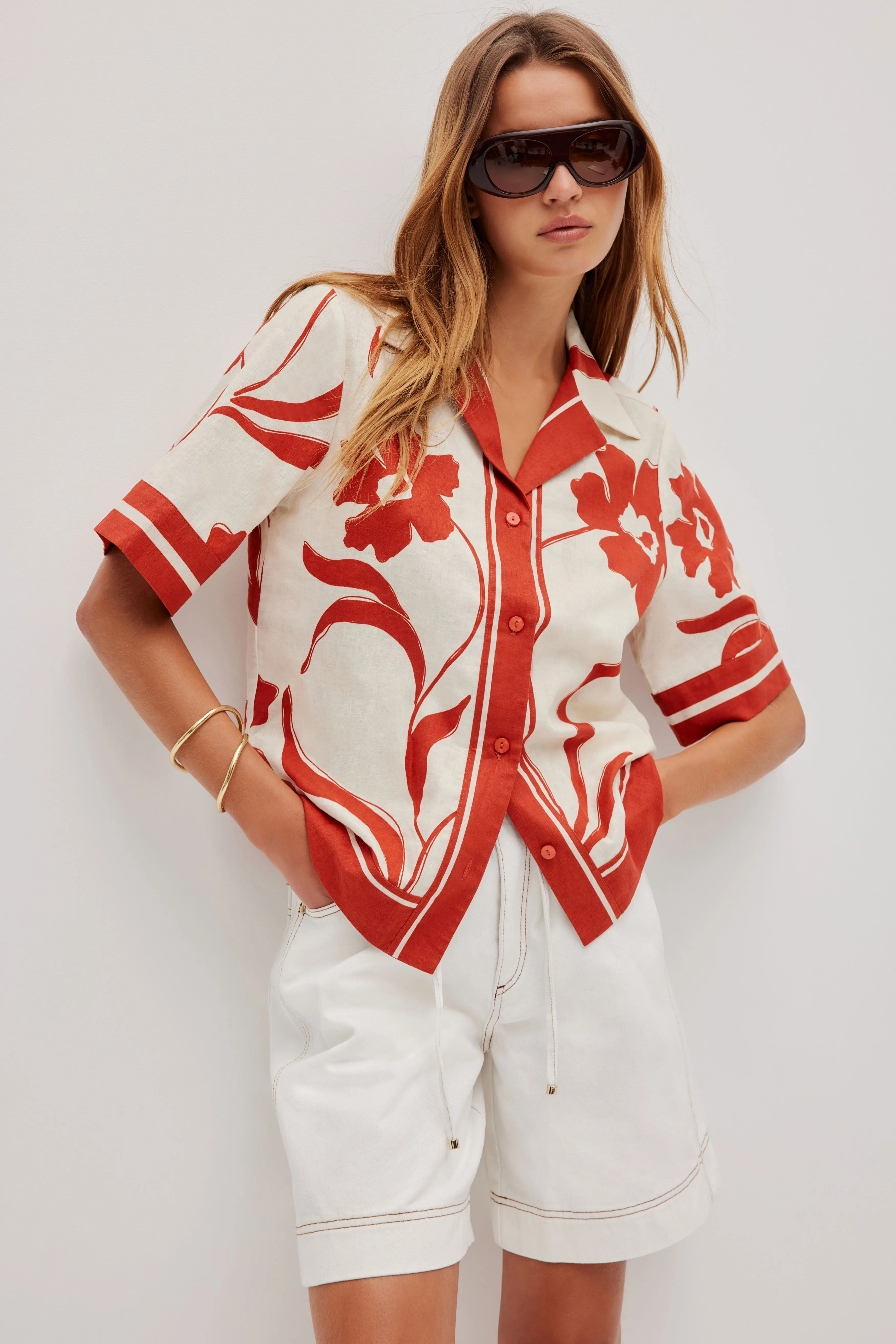 Mireya Short Sleeve Shirt sold by Aje product image thumbnail 5