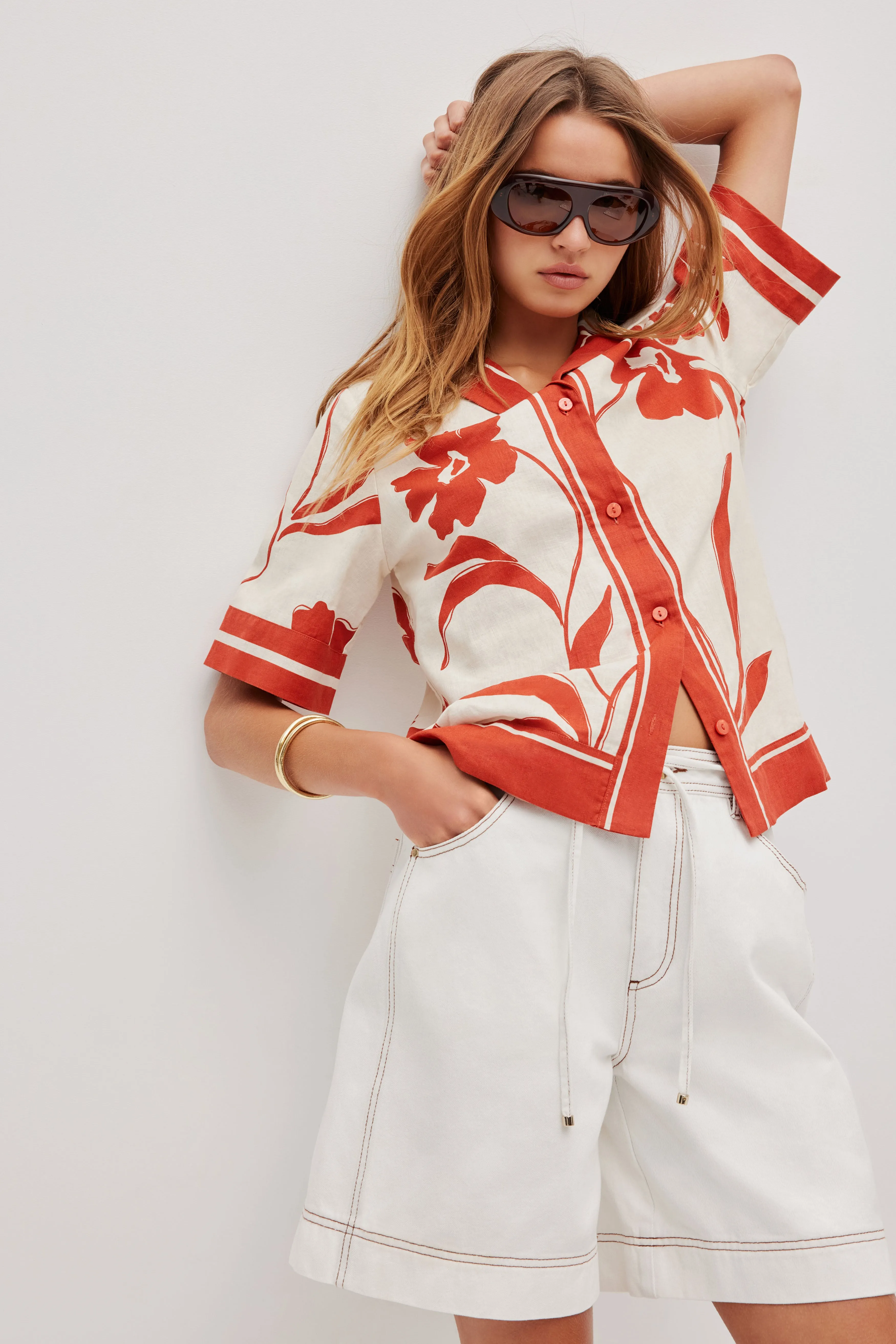 Mireya Short Sleeve Shirt sold by Aje product image thumbnail 3