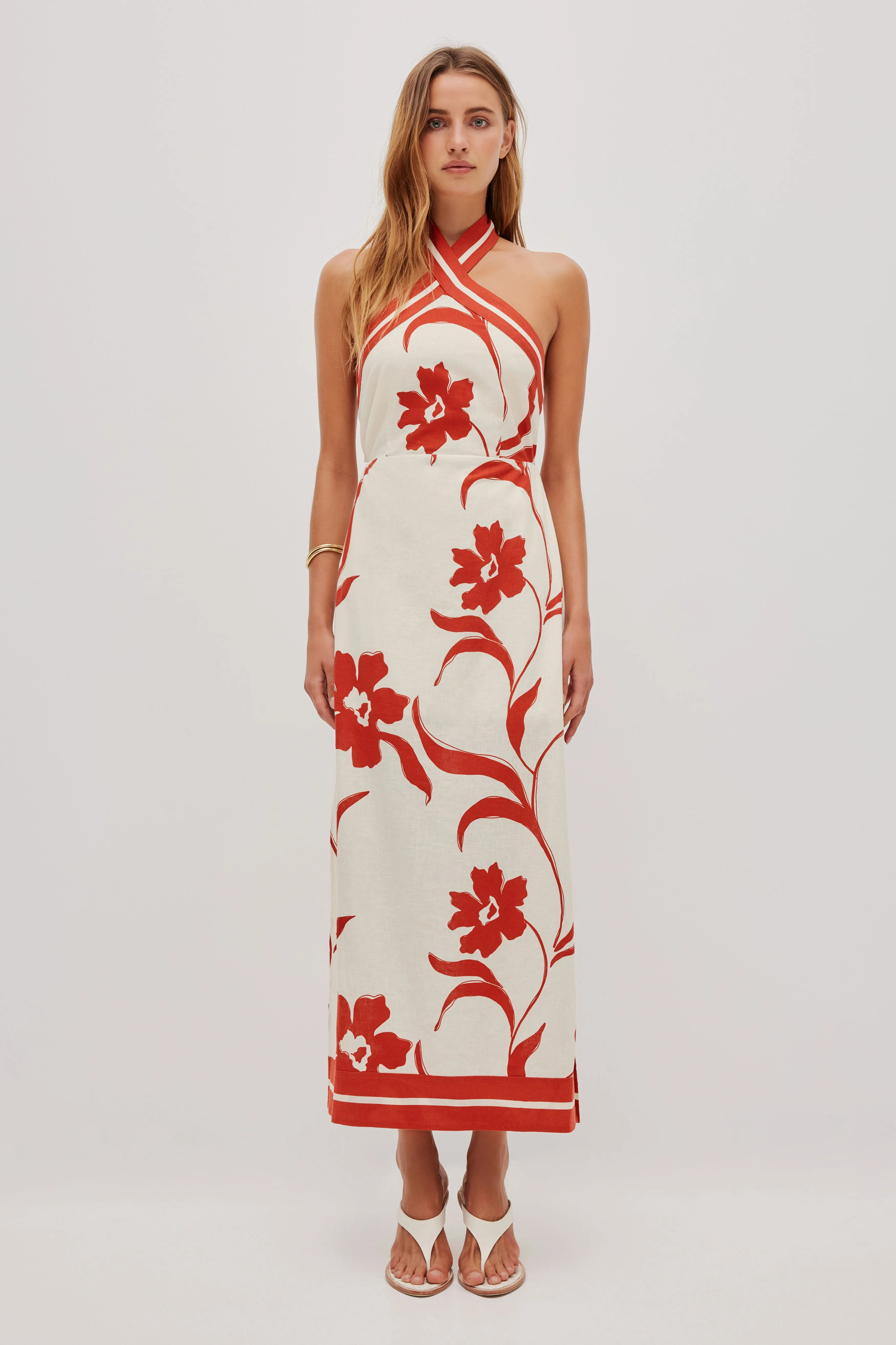 Mireya Halter Midi Dress sold by Aje product image thumbnail 5