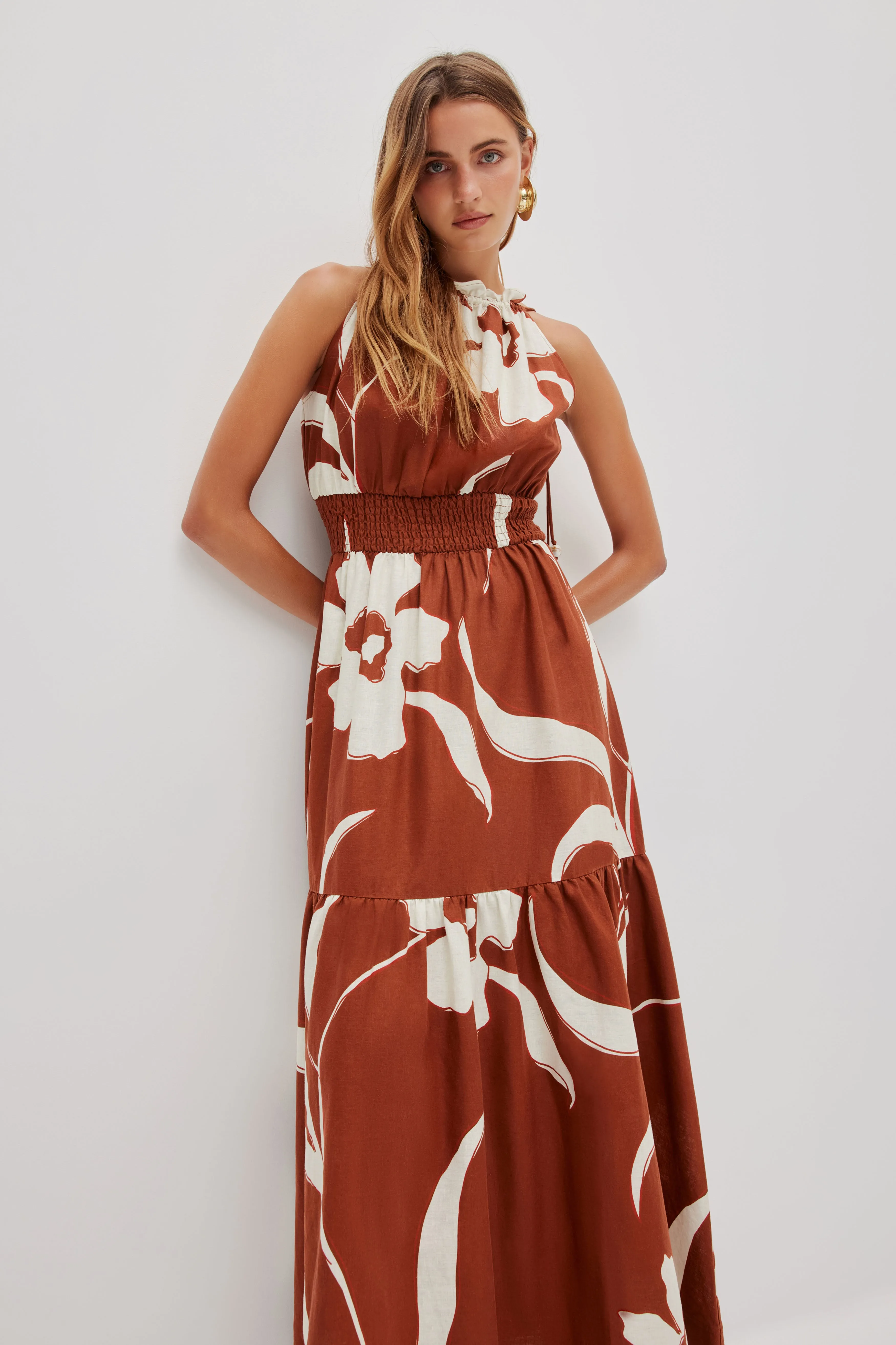 Elara Gathered Maxi Dress sold by Aje product image thumbnail 5