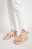Evie Raffia Platform Sandal sold by Aje