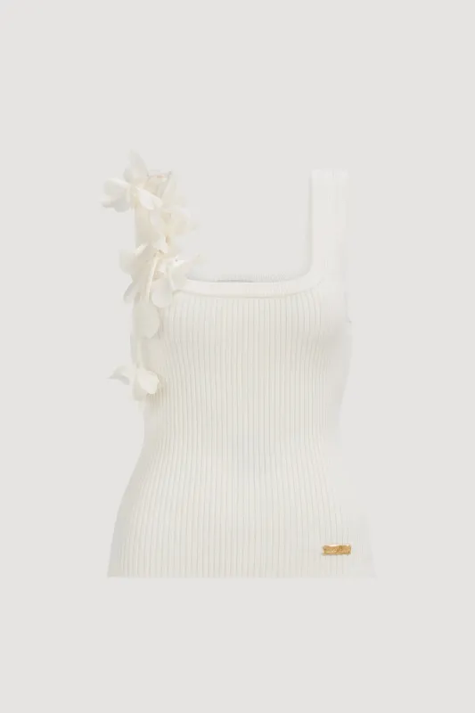 Camille Flower Tank sold by Aje