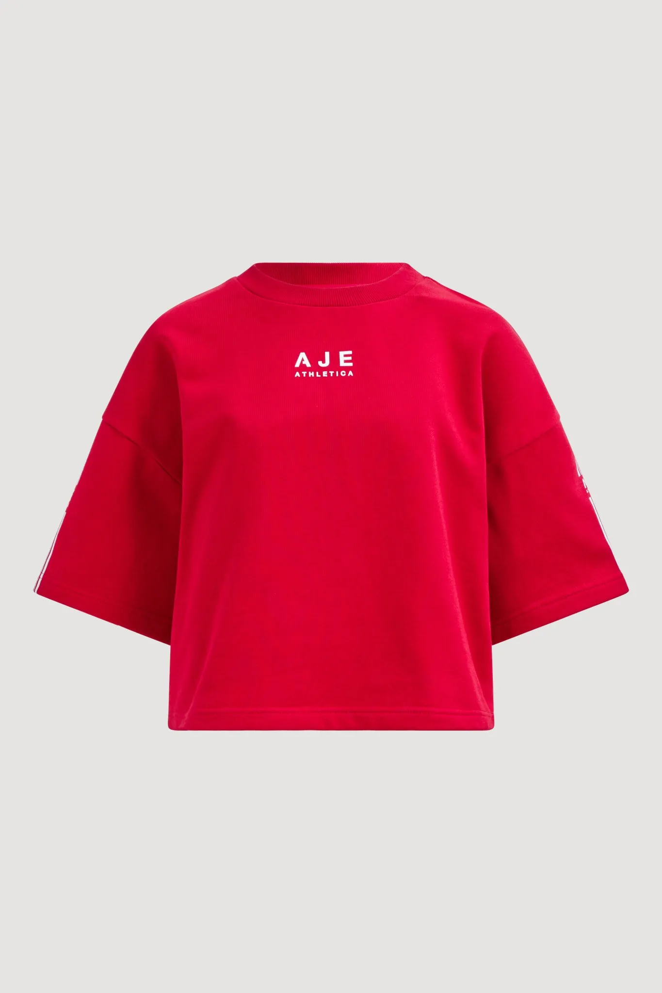 Stripe Crop Terry Tee 116 sold by Aje product image thumbnail 2