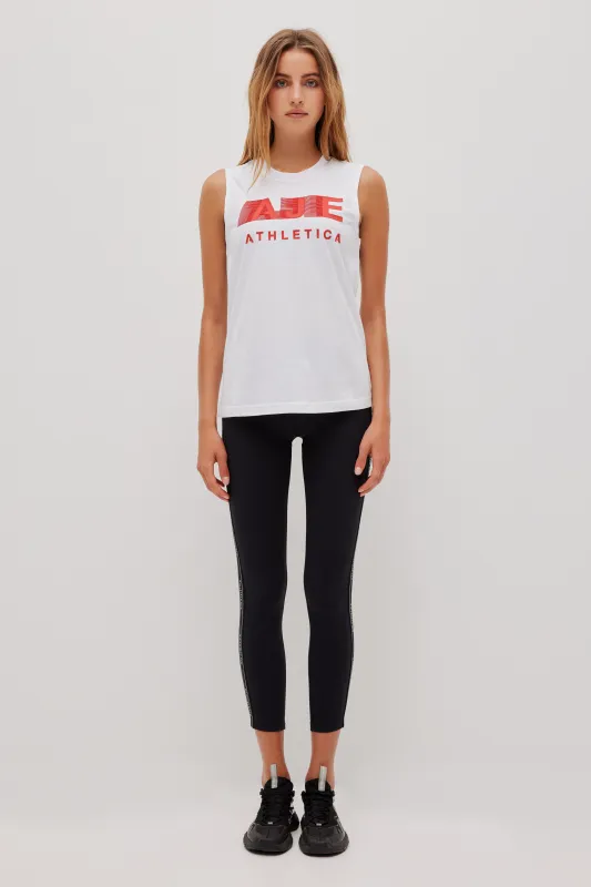 Swift Longline Logo Tank sold by Aje