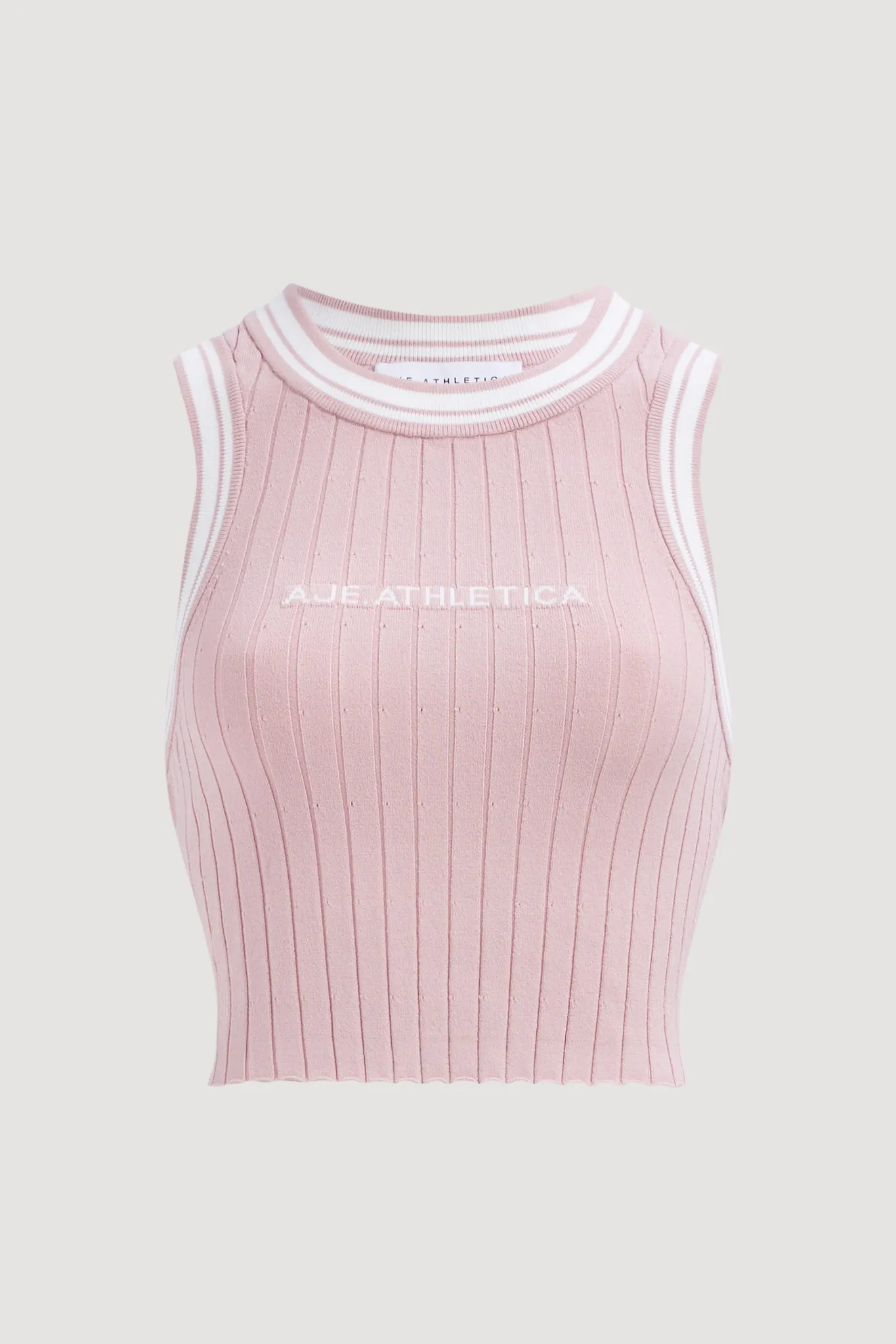 Contrast Rib Knit Tank 135 sold by Aje product image thumbnail 2