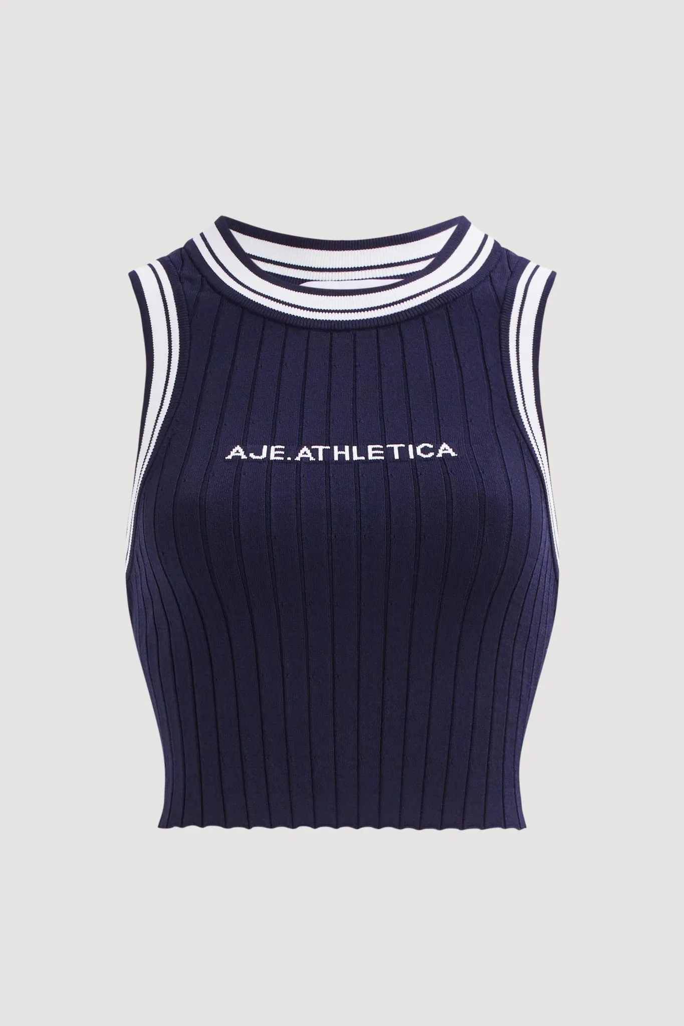 Contrast Rib Knit Tank 135 sold by Aje product image thumbnail 2