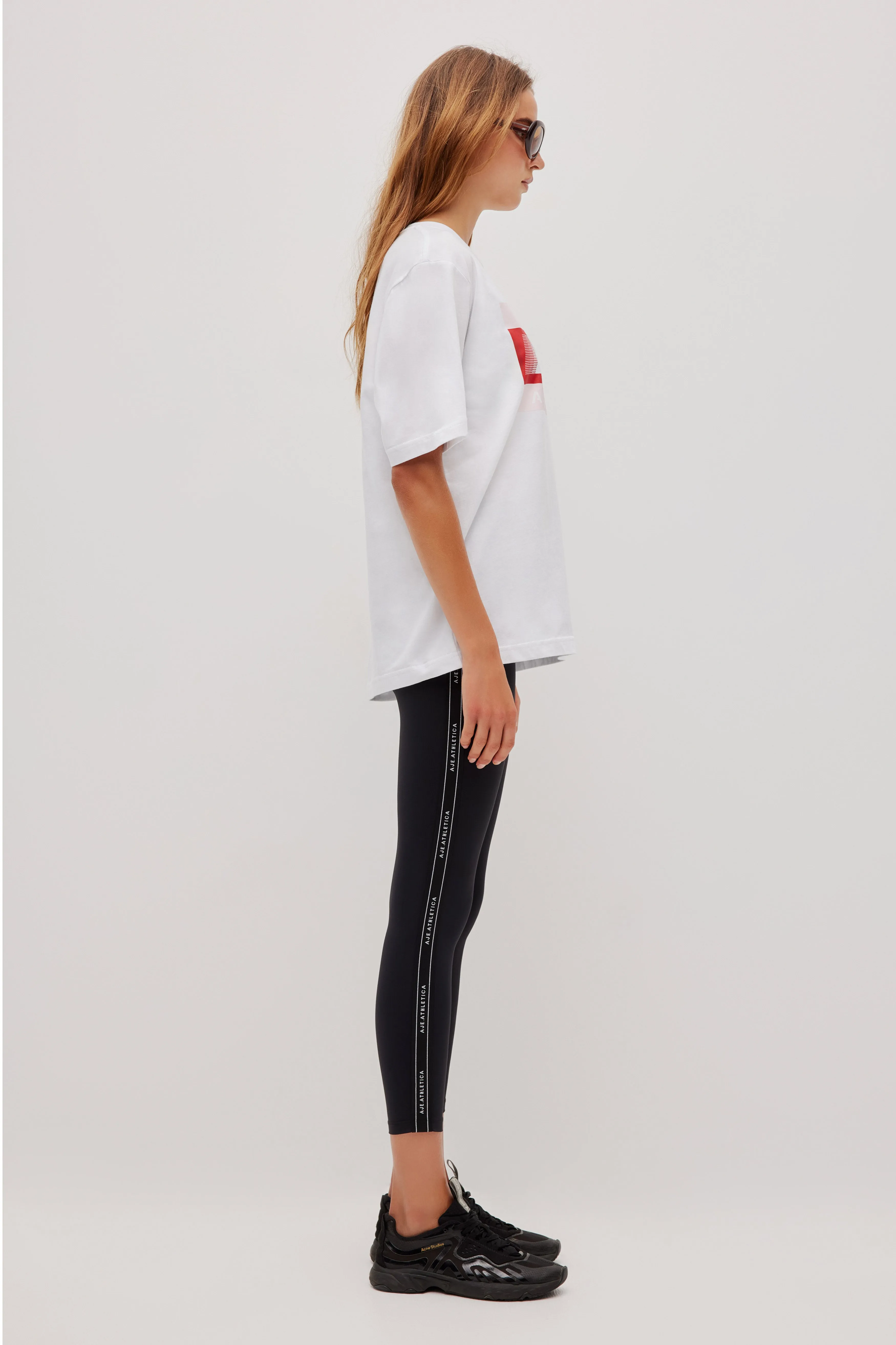 Swift Contrast Logo Tee 102 sold by Aje product image thumbnail 5