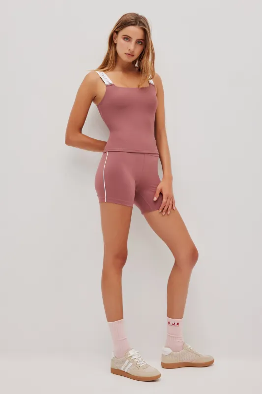 Piping Mid Length Bike Short 601 made by Aje