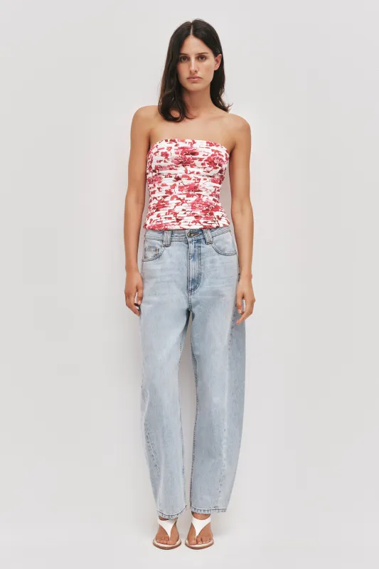 Sunbeam Ruched Bustier sold by Aje