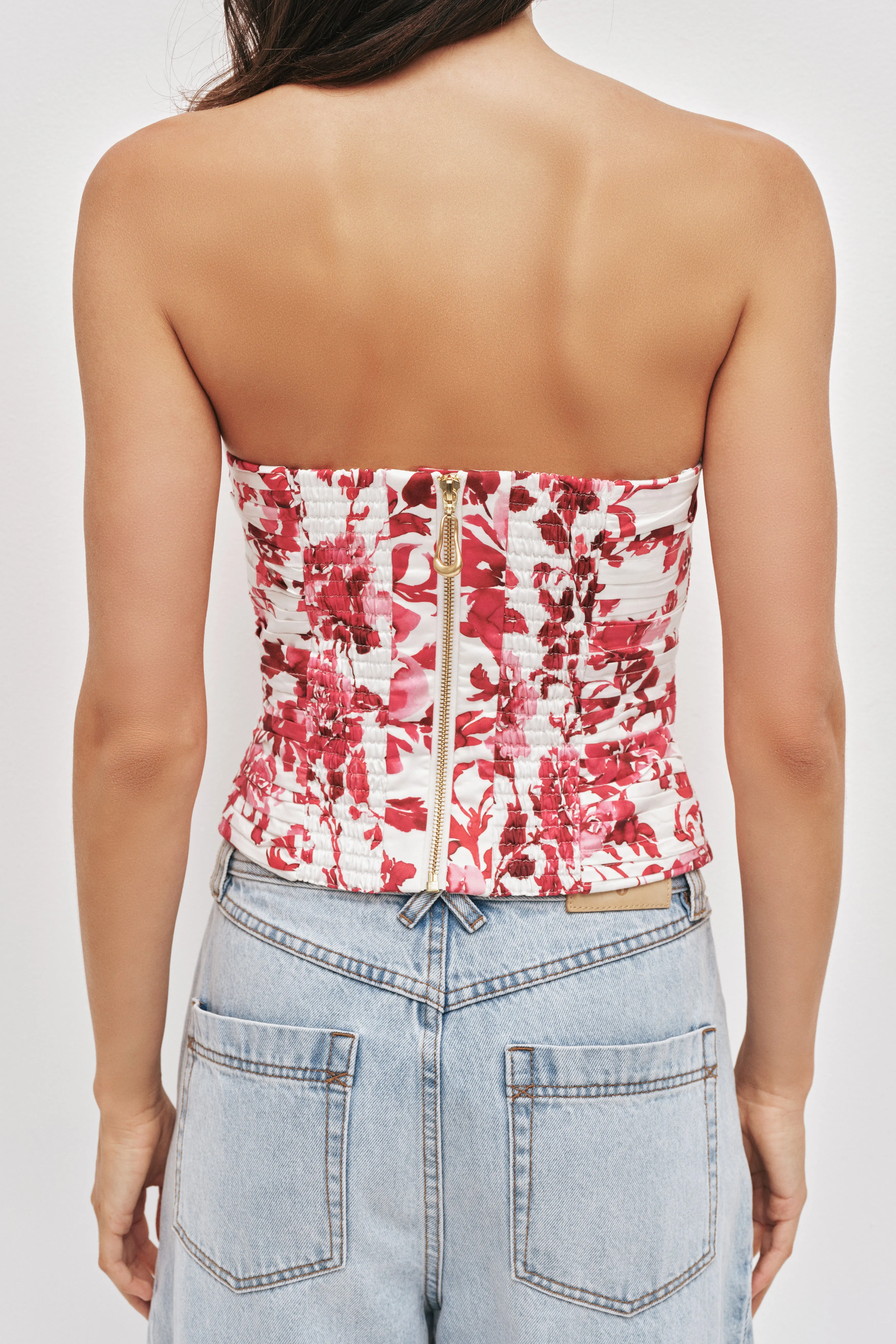 Sunbeam Ruched Bustier sold by Aje product image thumbnail 5