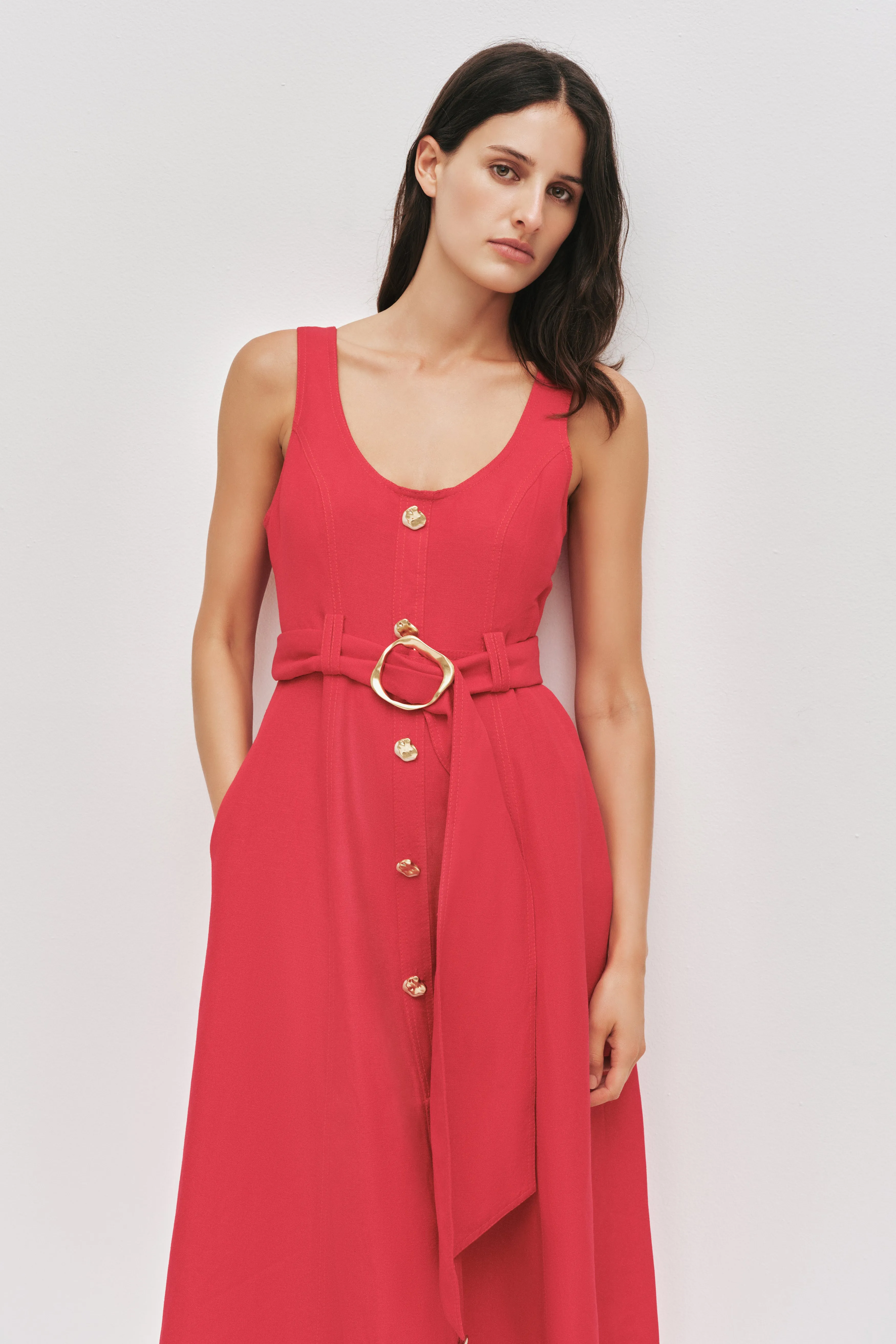 Leonie Midi Dress sold by Aje product image thumbnail 3