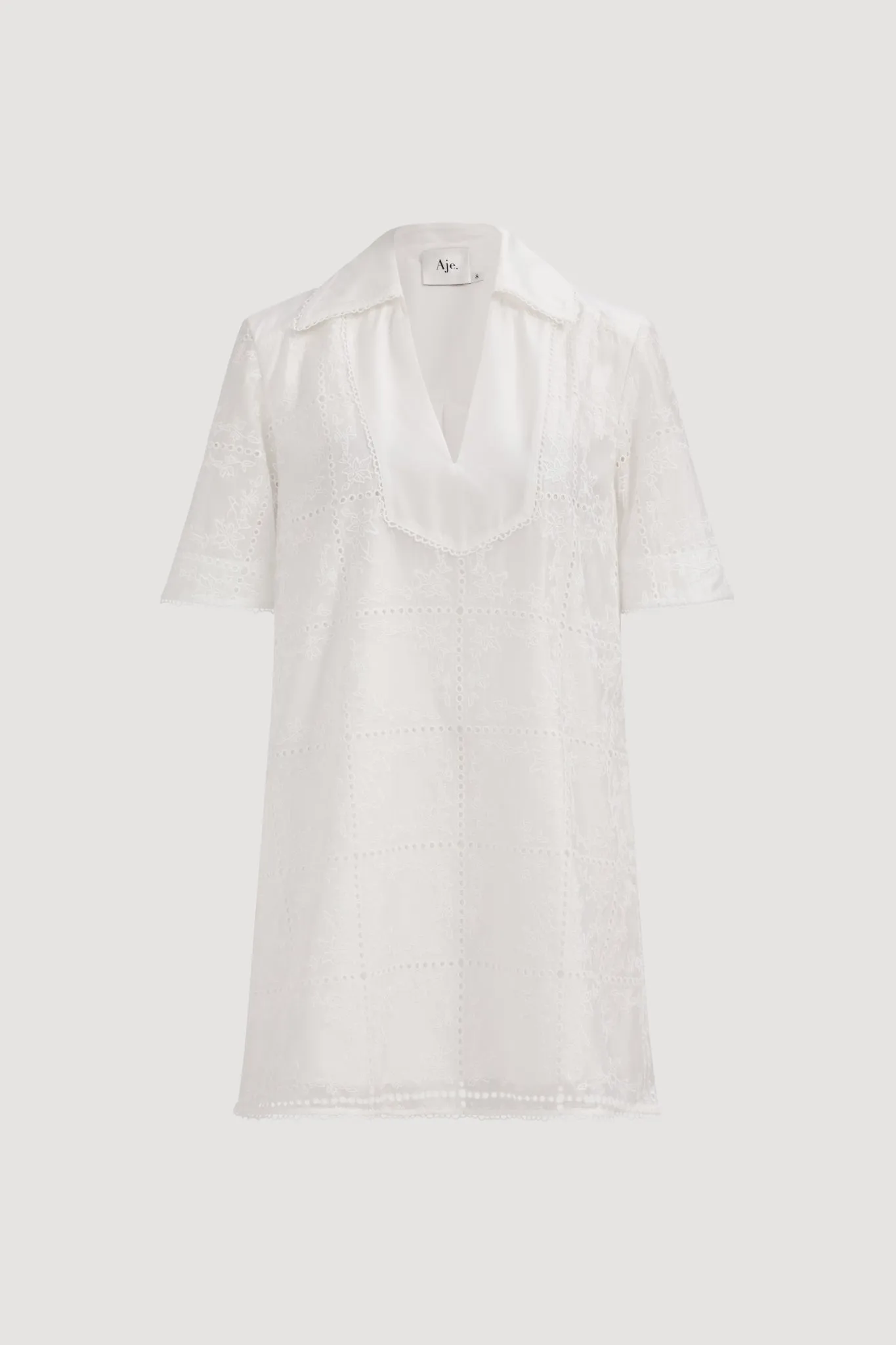 Merritt Embroidered Short Sleeve Dress sold by Aje product image thumbnail 2