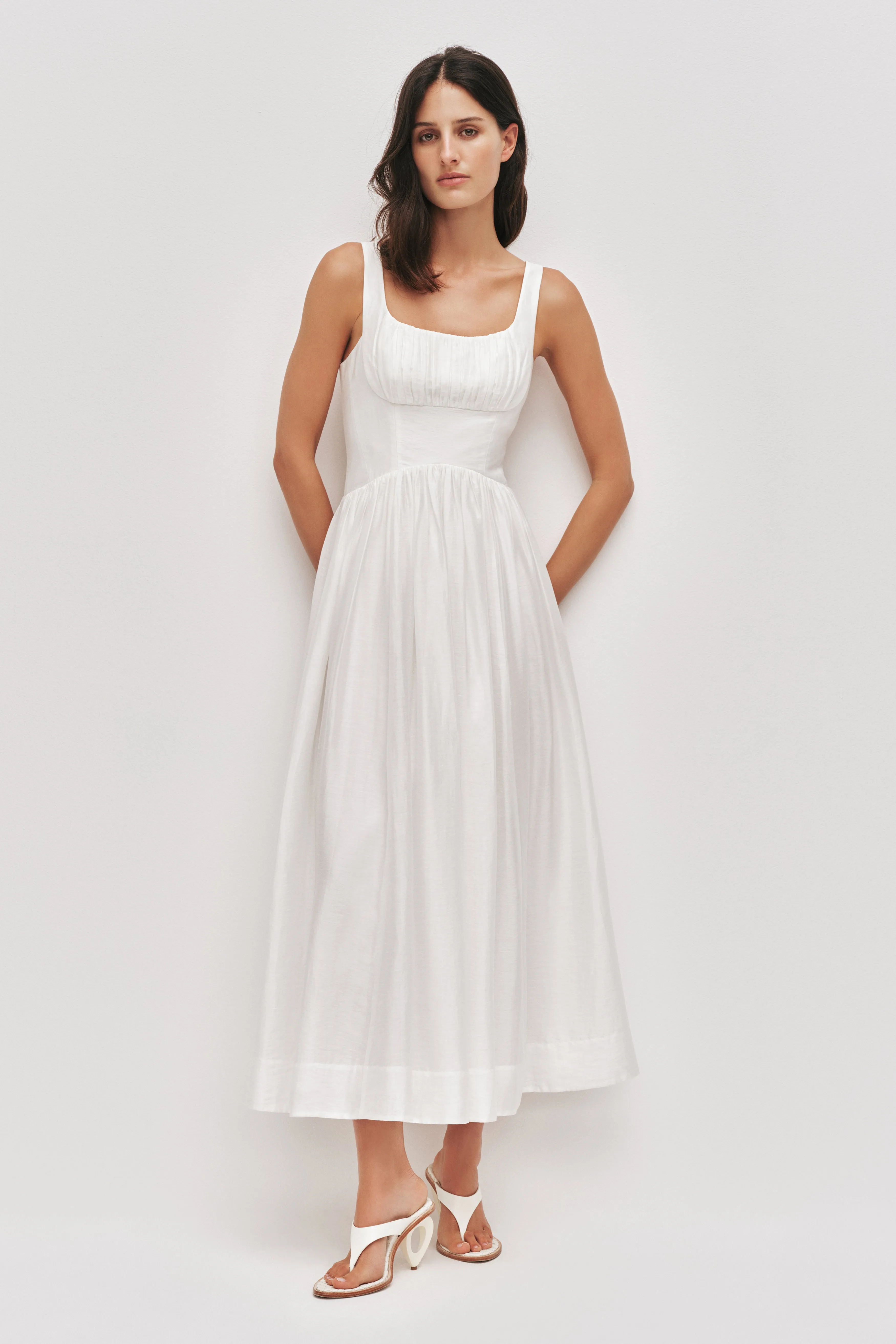 Mist Midi Dress sold by Aje