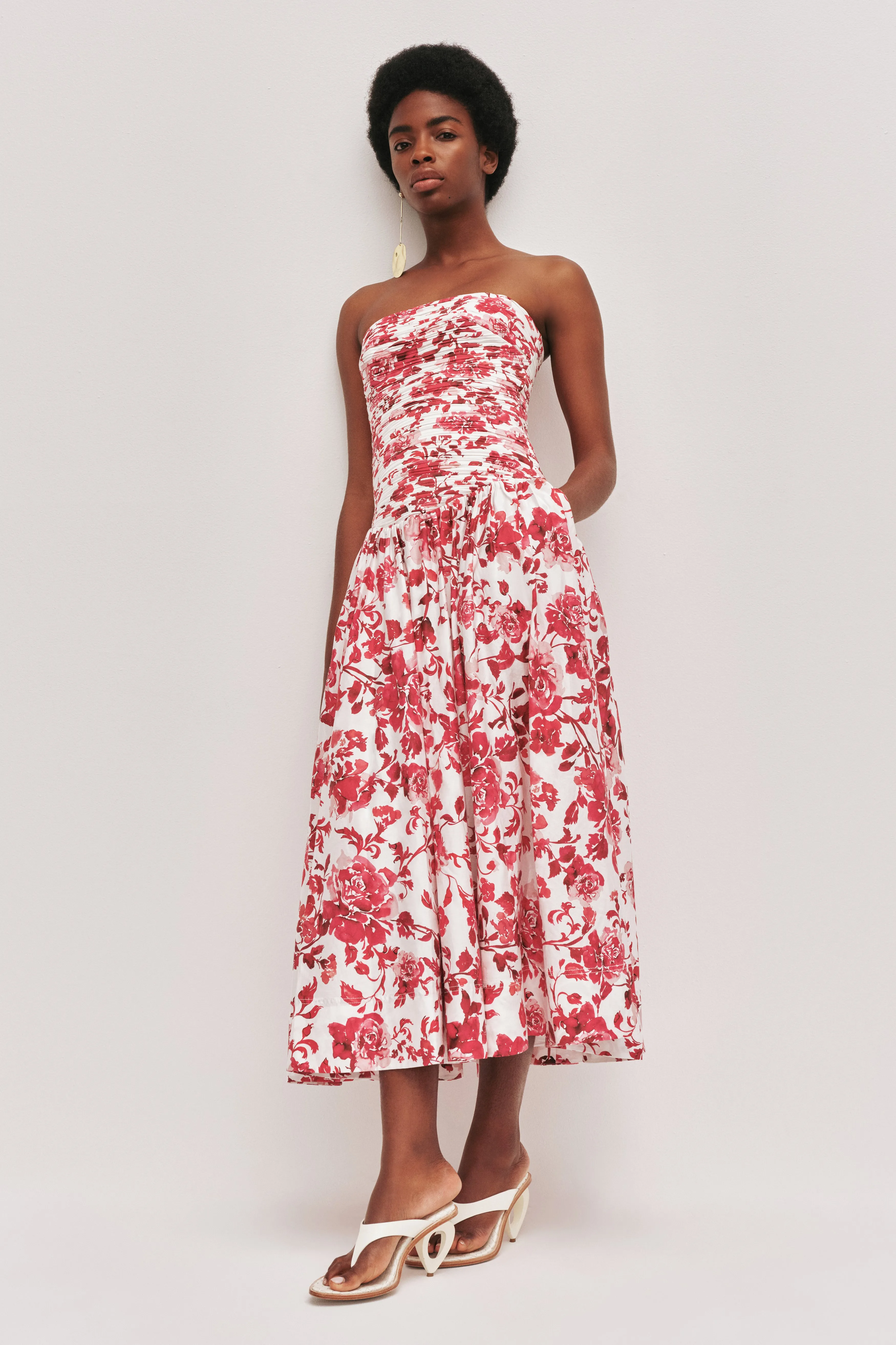 Marigold Midi Dress sold by Aje