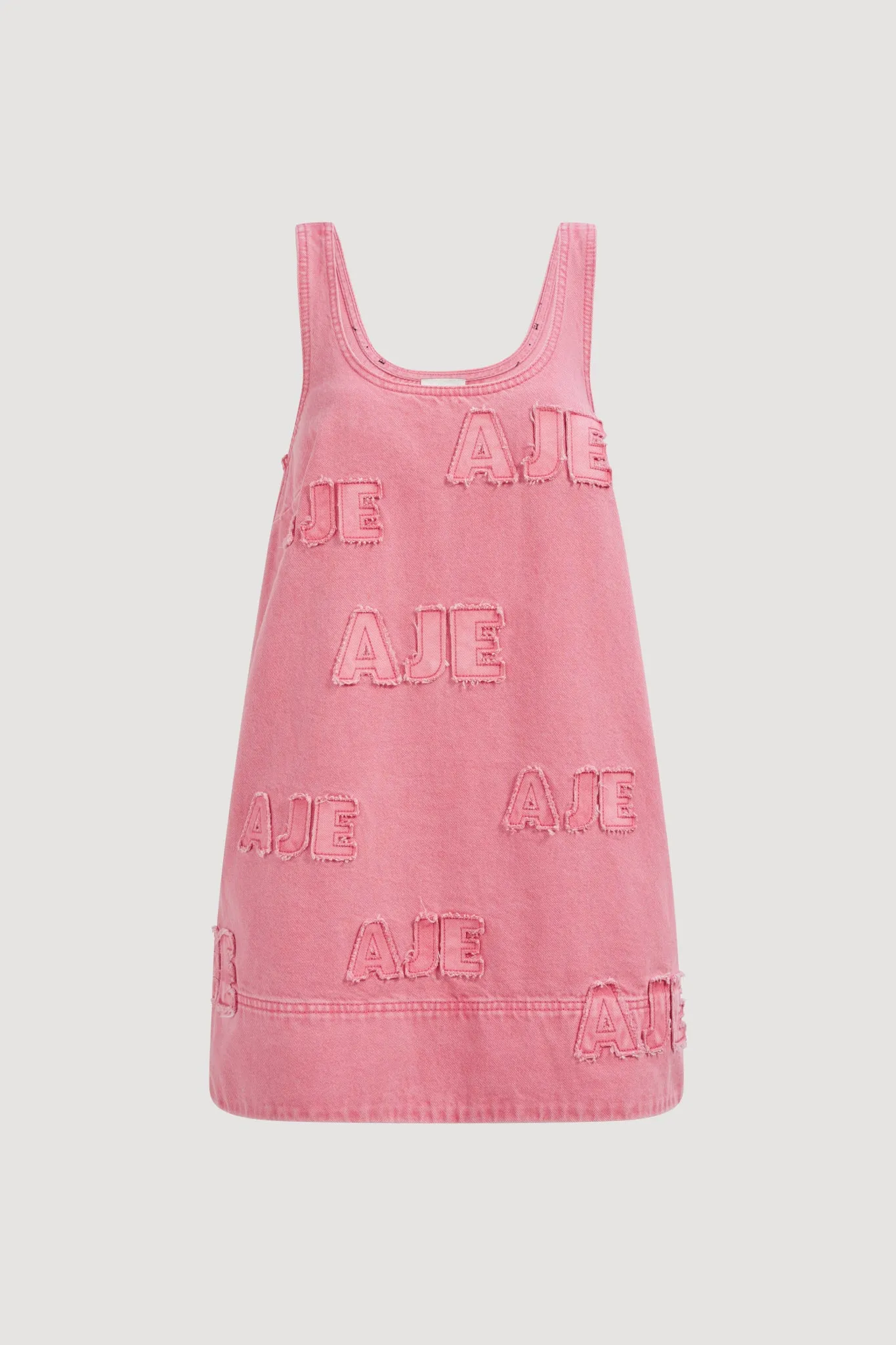 Electra Logo Denim Mini Dress sold by Aje product image thumbnail 2