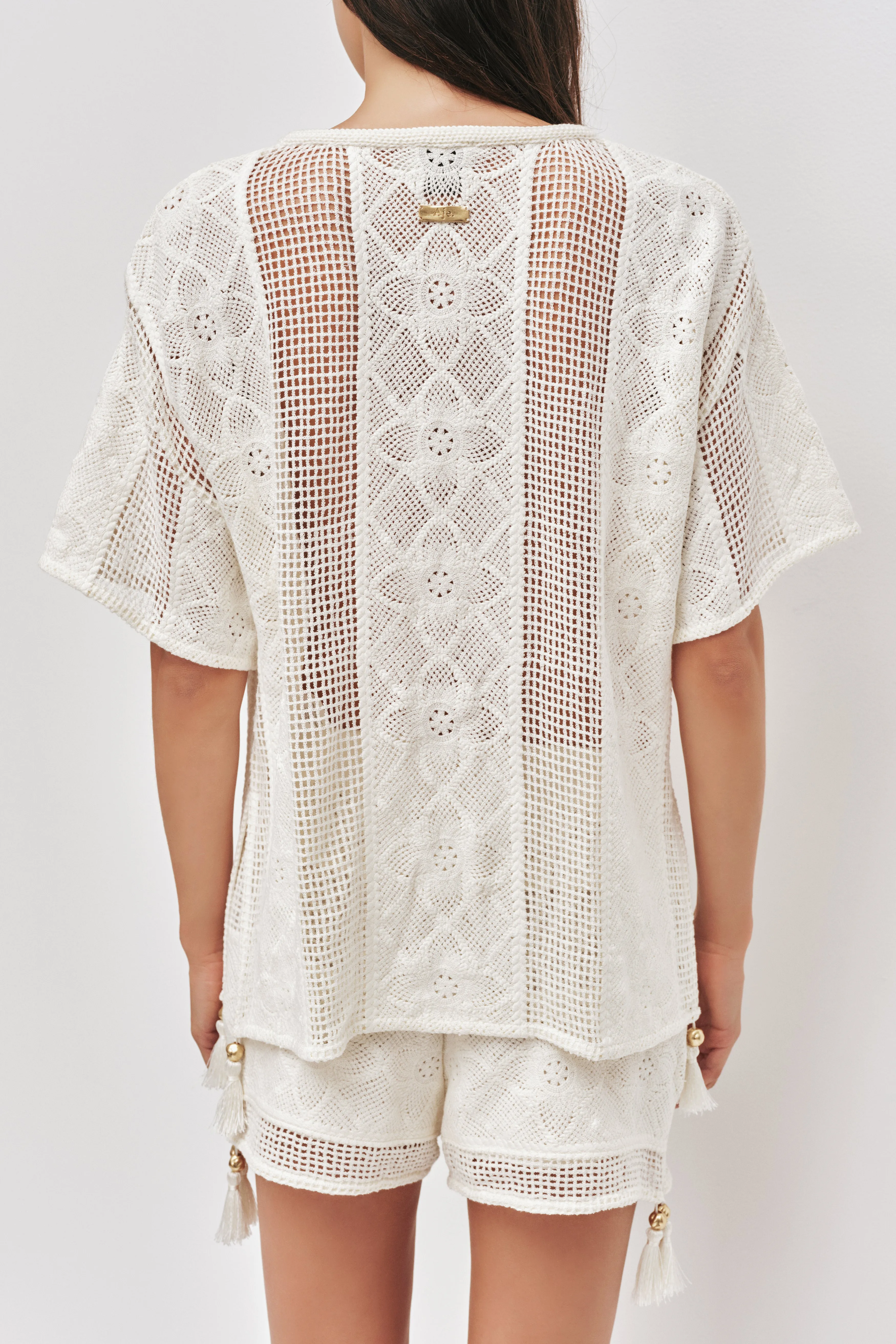 Lilia Embroidered Knit Top sold by Aje product image thumbnail 5