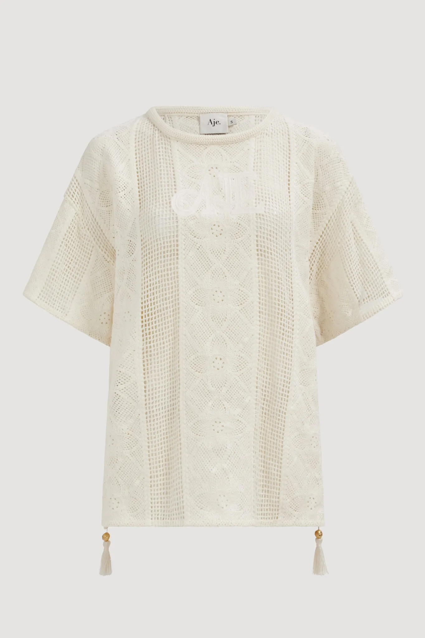 Lilia Embroidered Knit Top sold by Aje product image thumbnail 2
