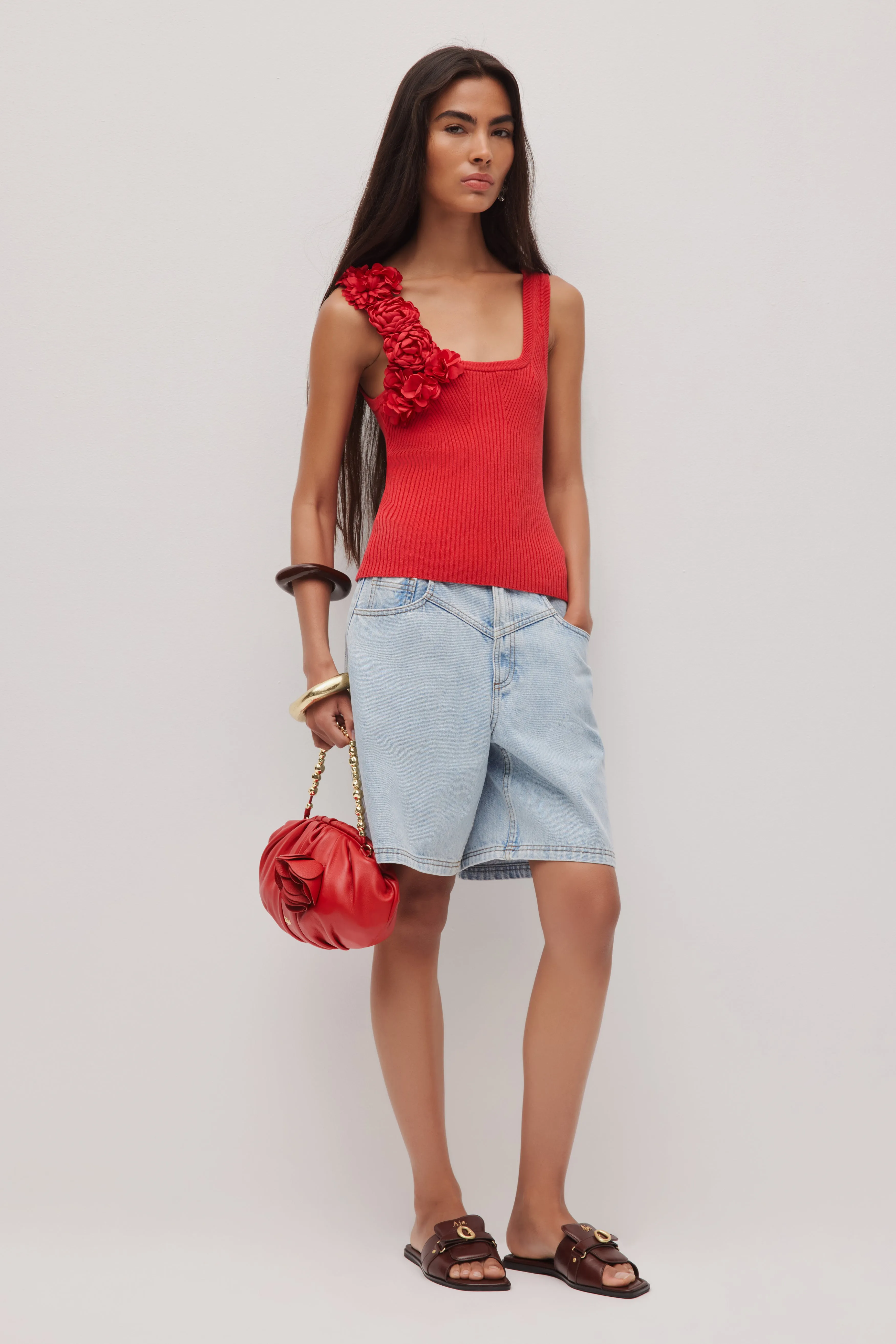 Emmy Flower Knit Tank sold by Aje product image thumbnail 5