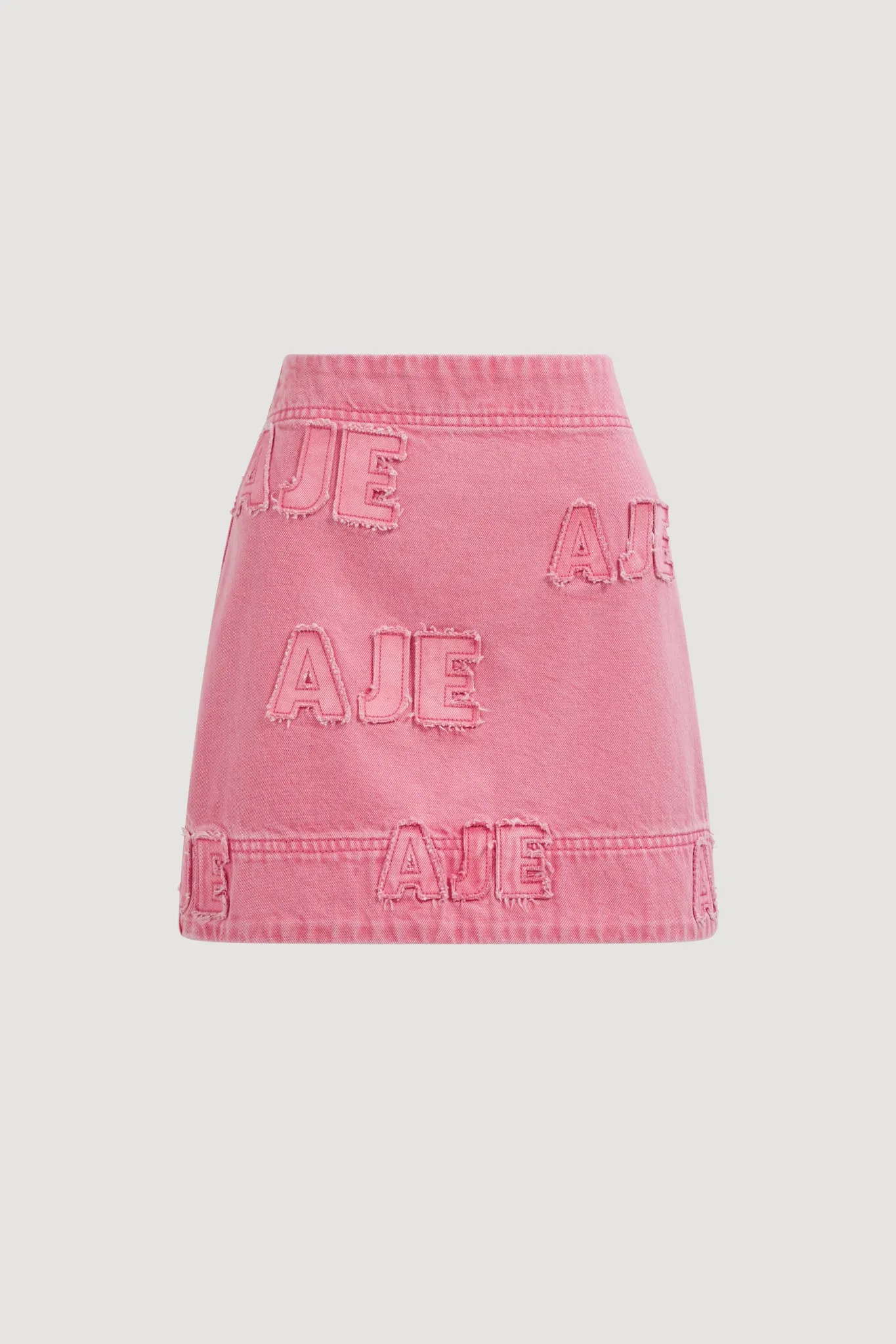 Electra Logo Denim Mini Skirt sold by Aje product image thumbnail 2