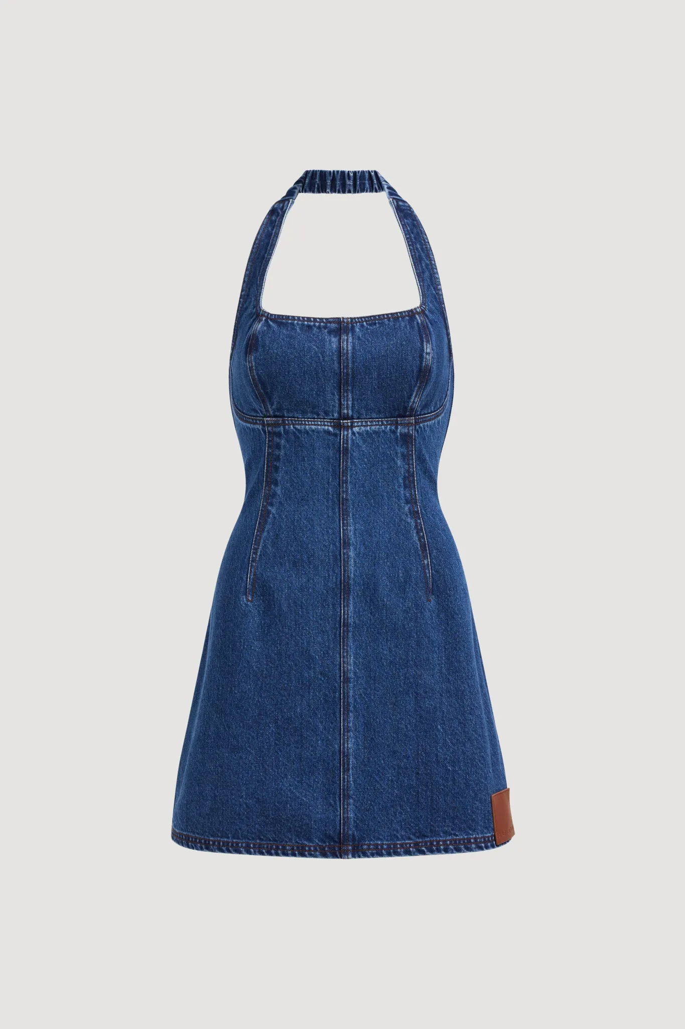 Zella Denim Halter Dress sold by Aje product image thumbnail 2