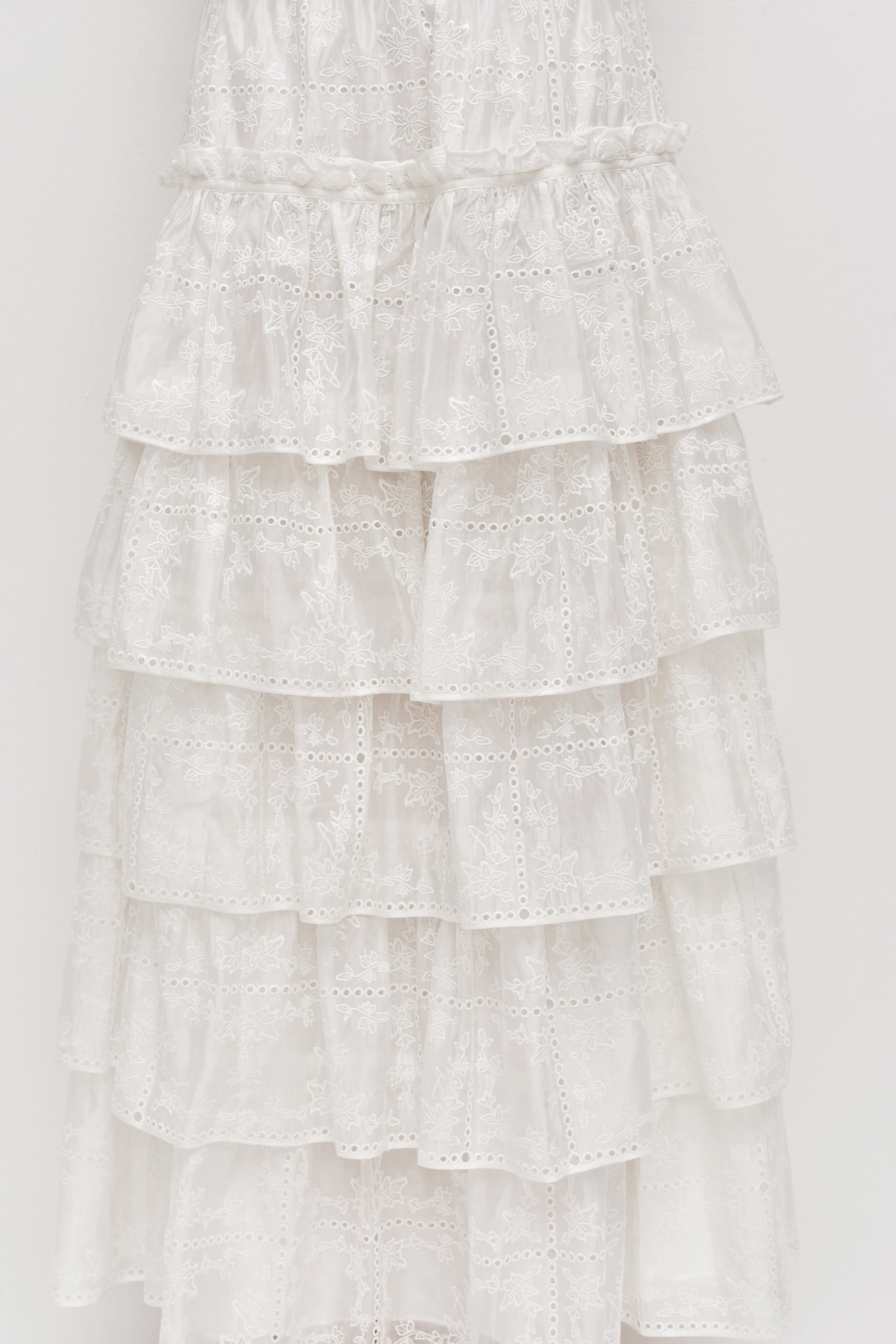 Merritt Embroidered Midi Skirt sold by Aje product image thumbnail 5