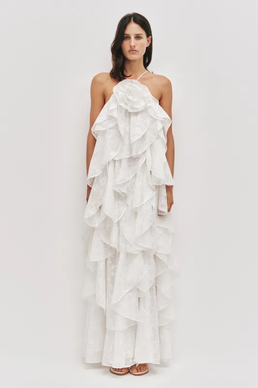 Merritt Embroidered Gown made by Aje