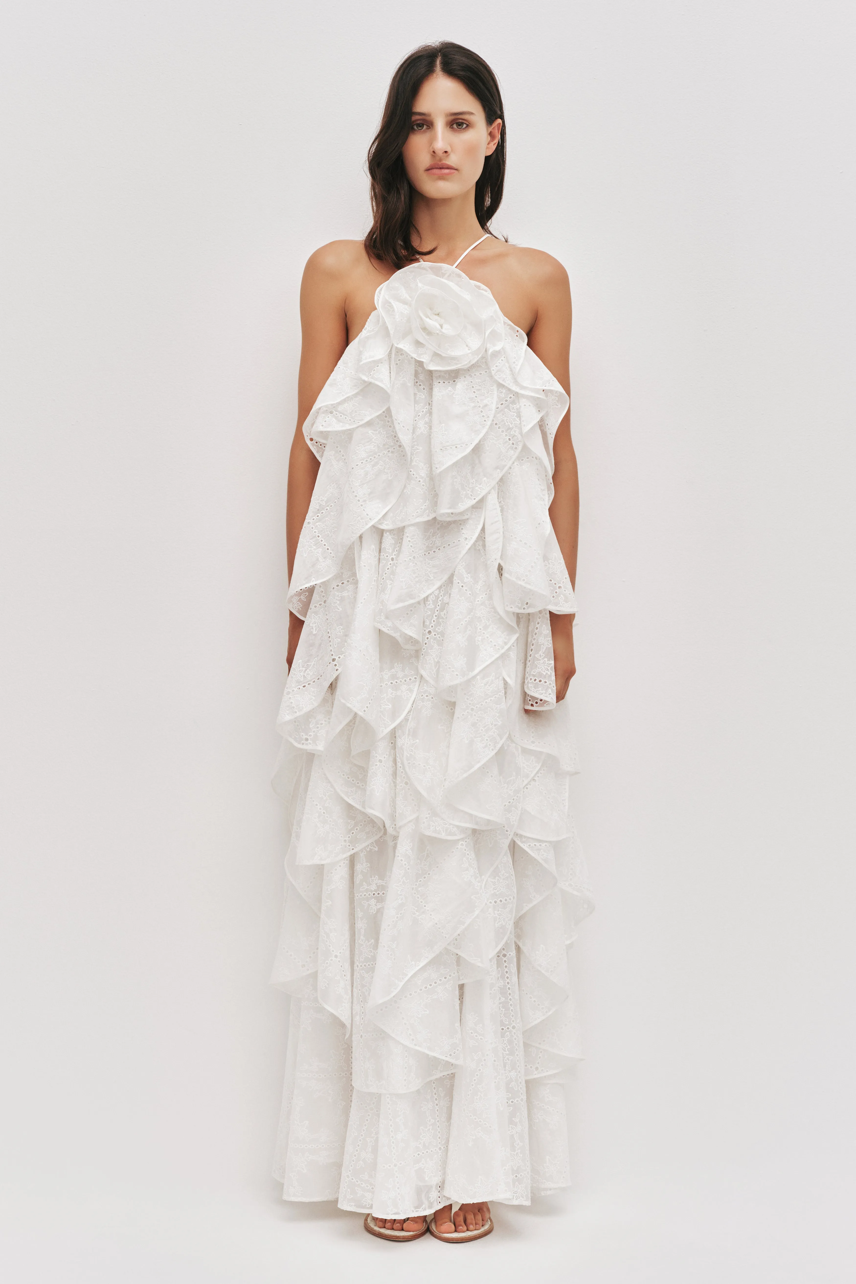 Merritt Embroidered Gown sold by Aje