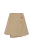 Realm Wrap Front Mini Skirt sold by Aje
