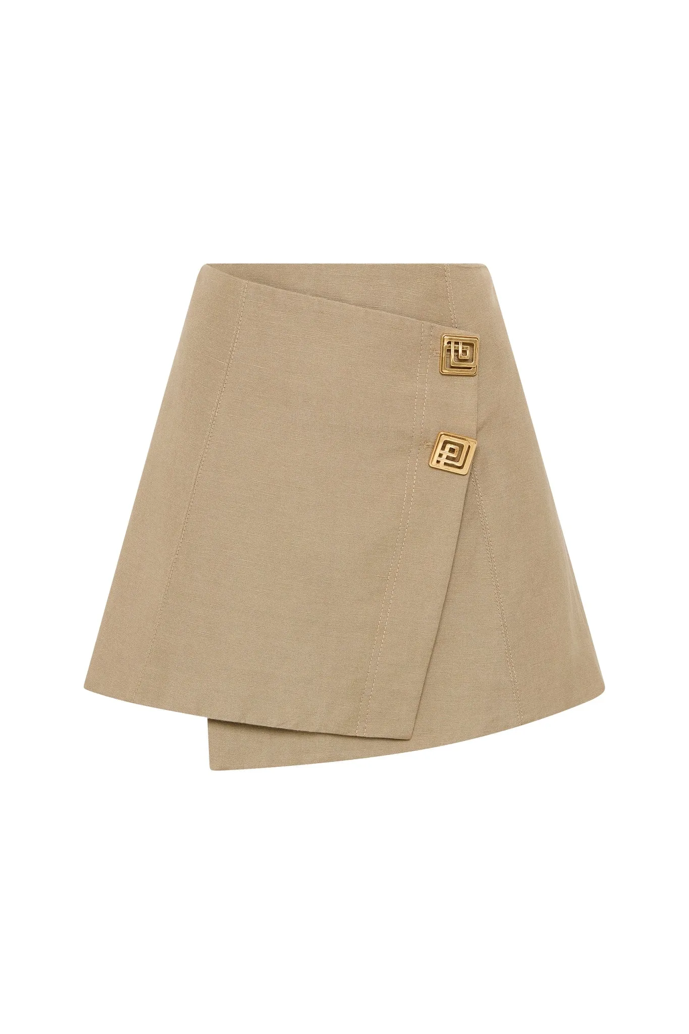 Realm Wrap Front Mini Skirt sold by Aje product image thumbnail 2