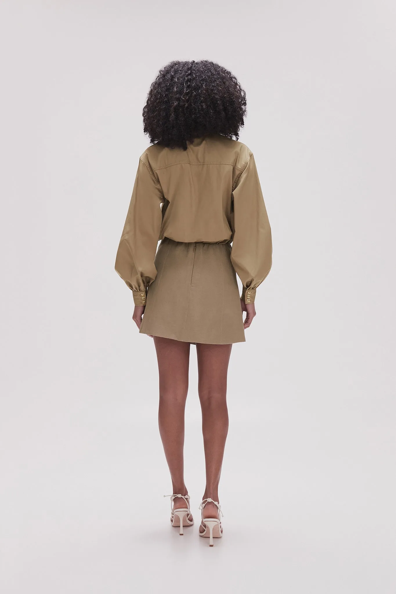 Realm Wrap Front Mini Skirt sold by Aje product image thumbnail 5