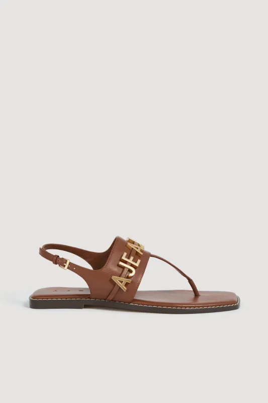 Elana Logo Sandal made by Aje