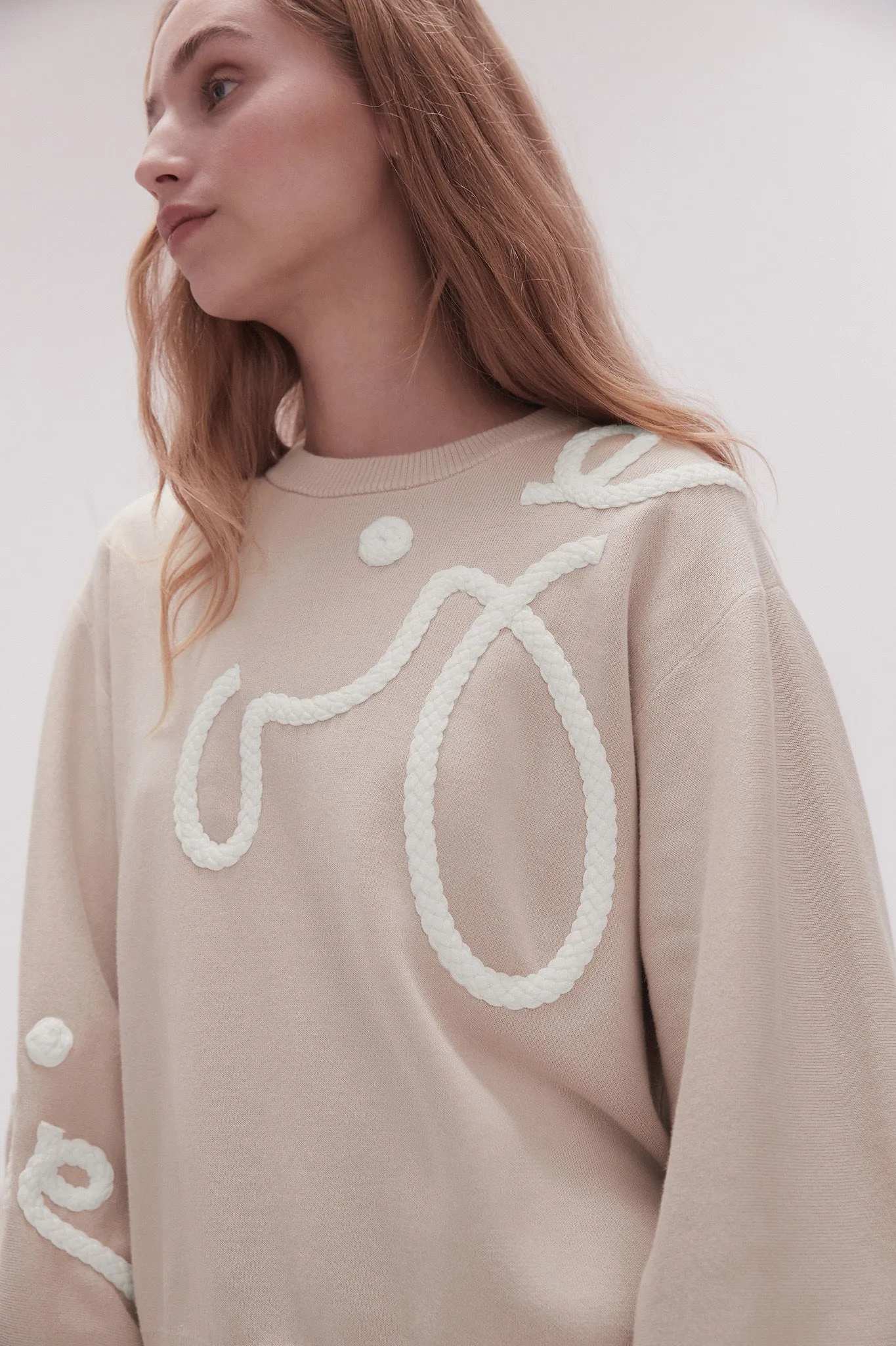 Symbol Calligraphy Knit Jumper sold by Aje product image thumbnail 4