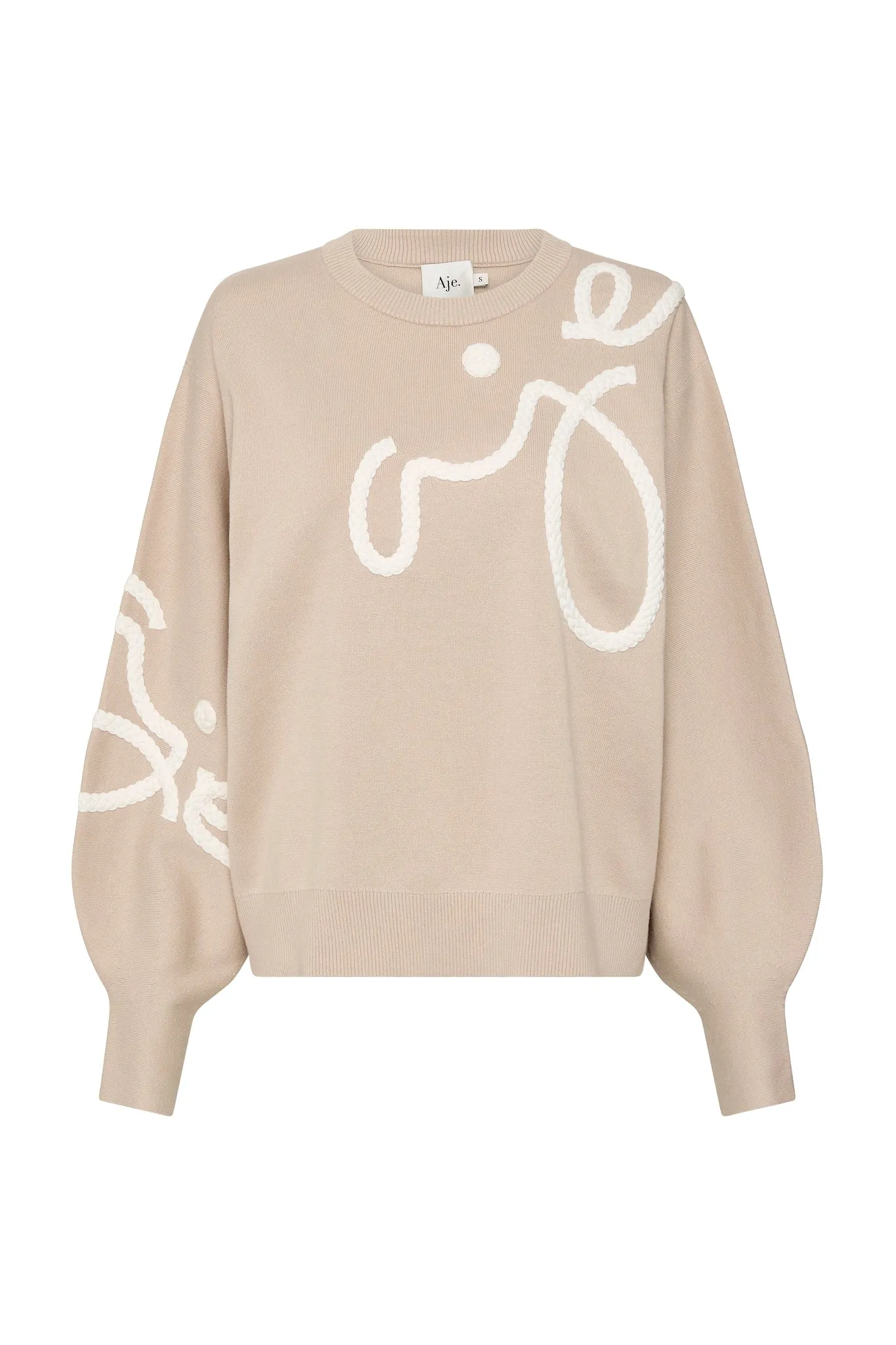 Symbol Calligraphy Knit Jumper sold by Aje product image thumbnail 2