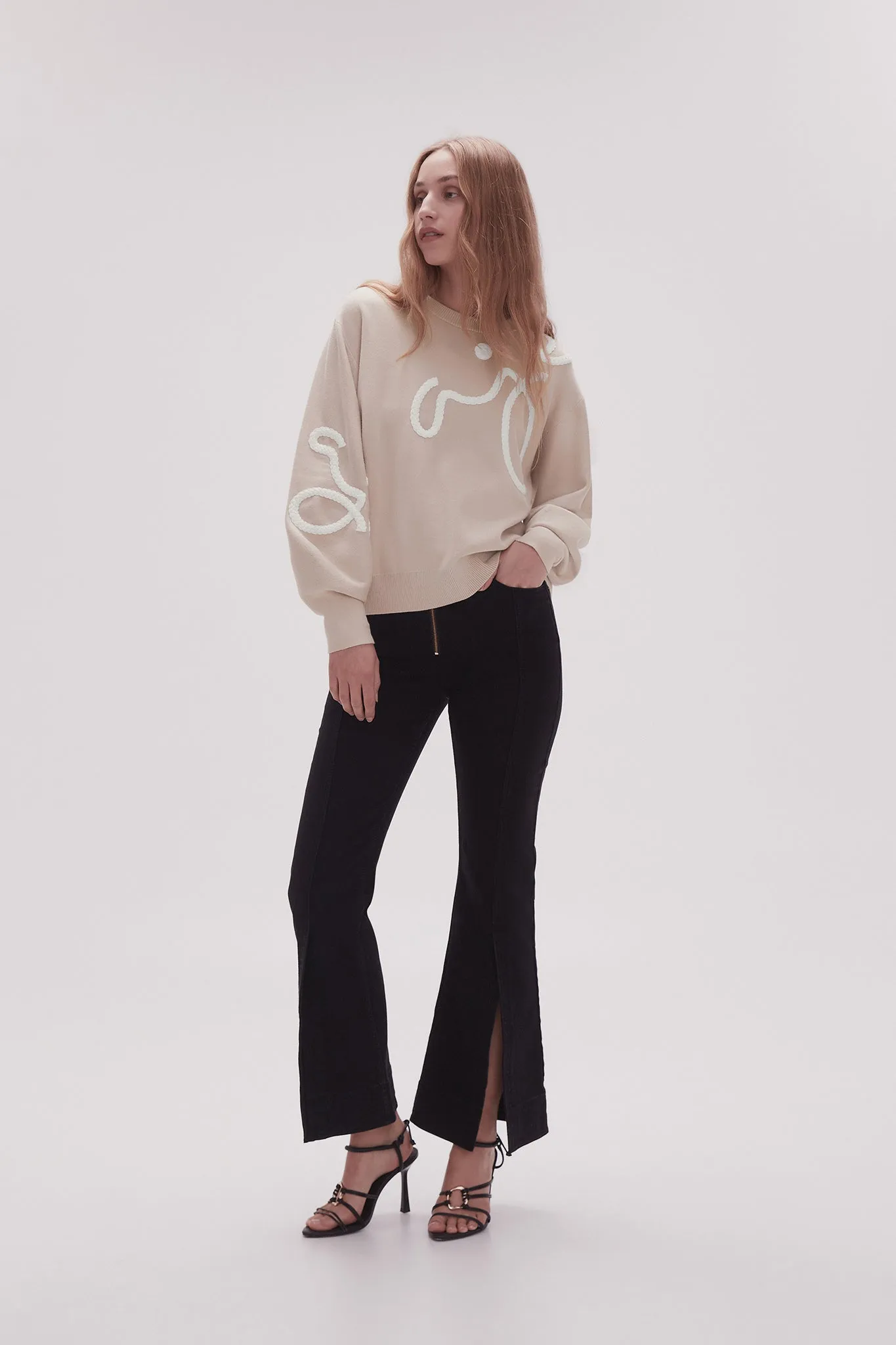 Symbol Calligraphy Knit Jumper sold by Aje product image thumbnail 3