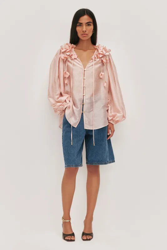 Camille Flower Blouse sold by Aje