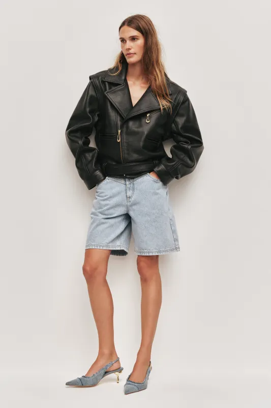 Ashton Leather Jacket sold by Aje