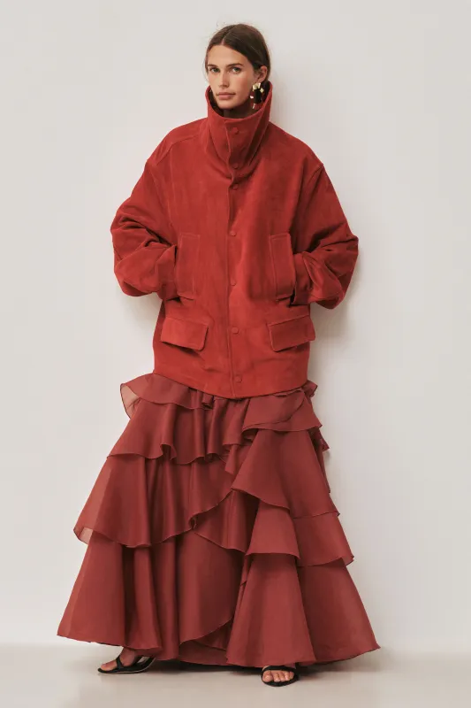 Darcy Suede Jacket made by Aje