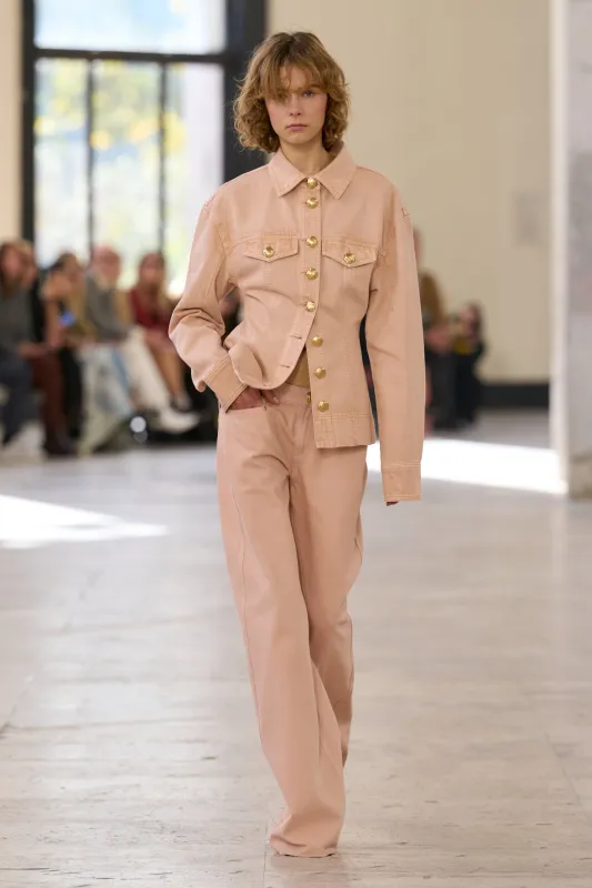 Sunrise Denim Long Sleeve Shirt sold by Aje