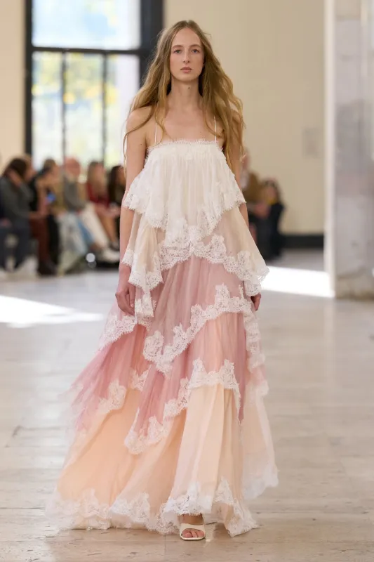 Ophelia Lace Gown made by Aje