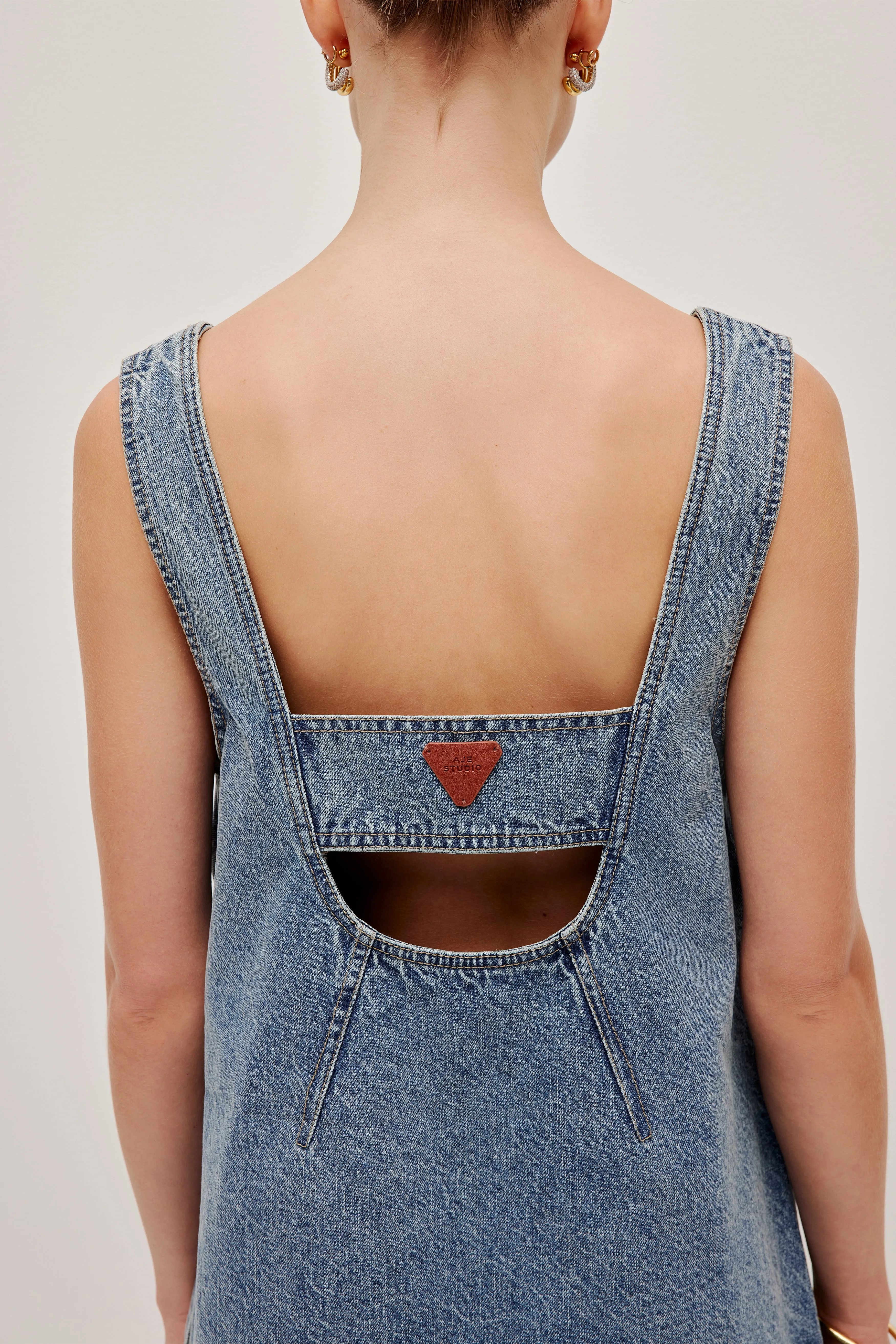 Blues Denim Mini Dress sold by Aje product image thumbnail 3