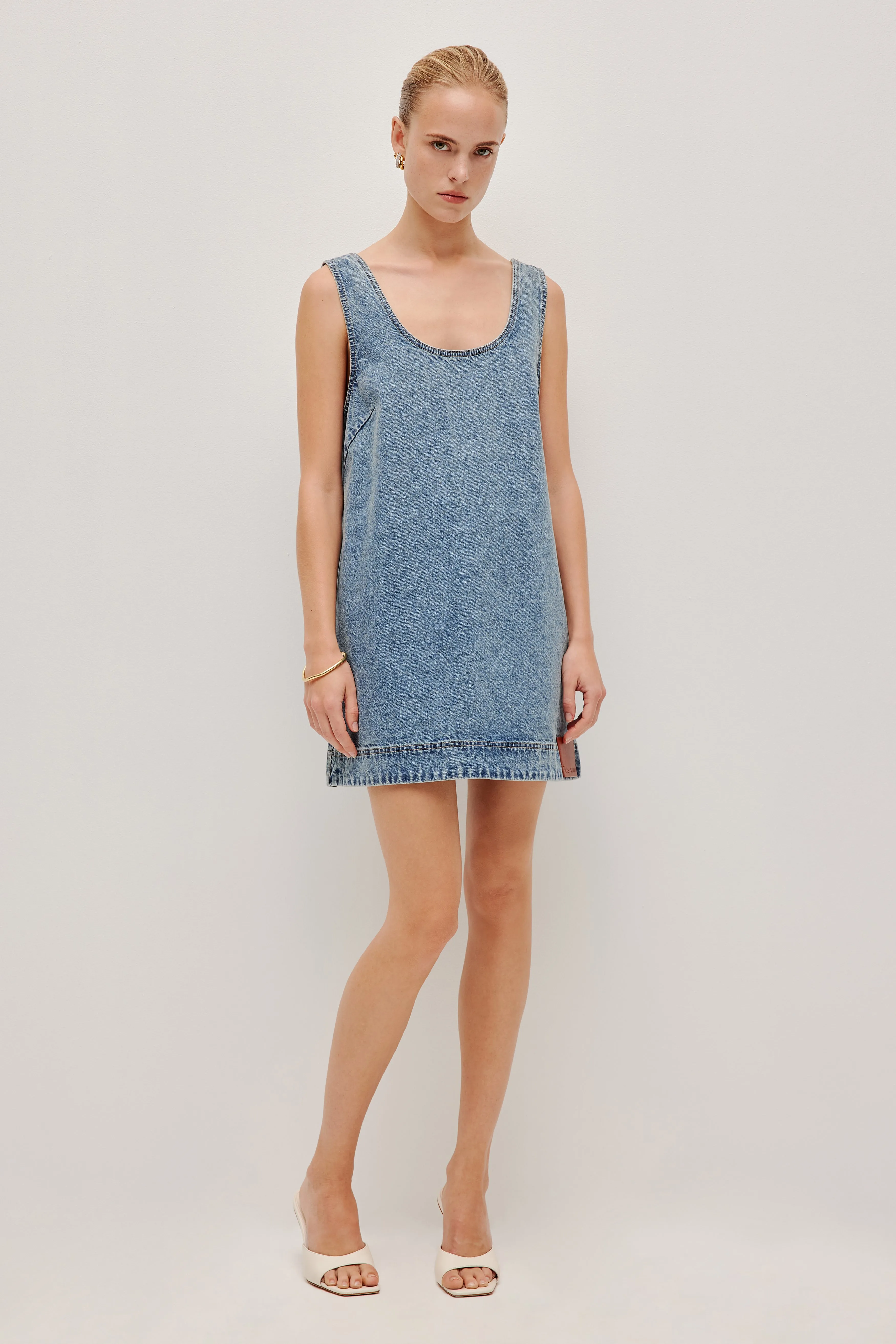 Blues Denim Mini Dress sold by Aje