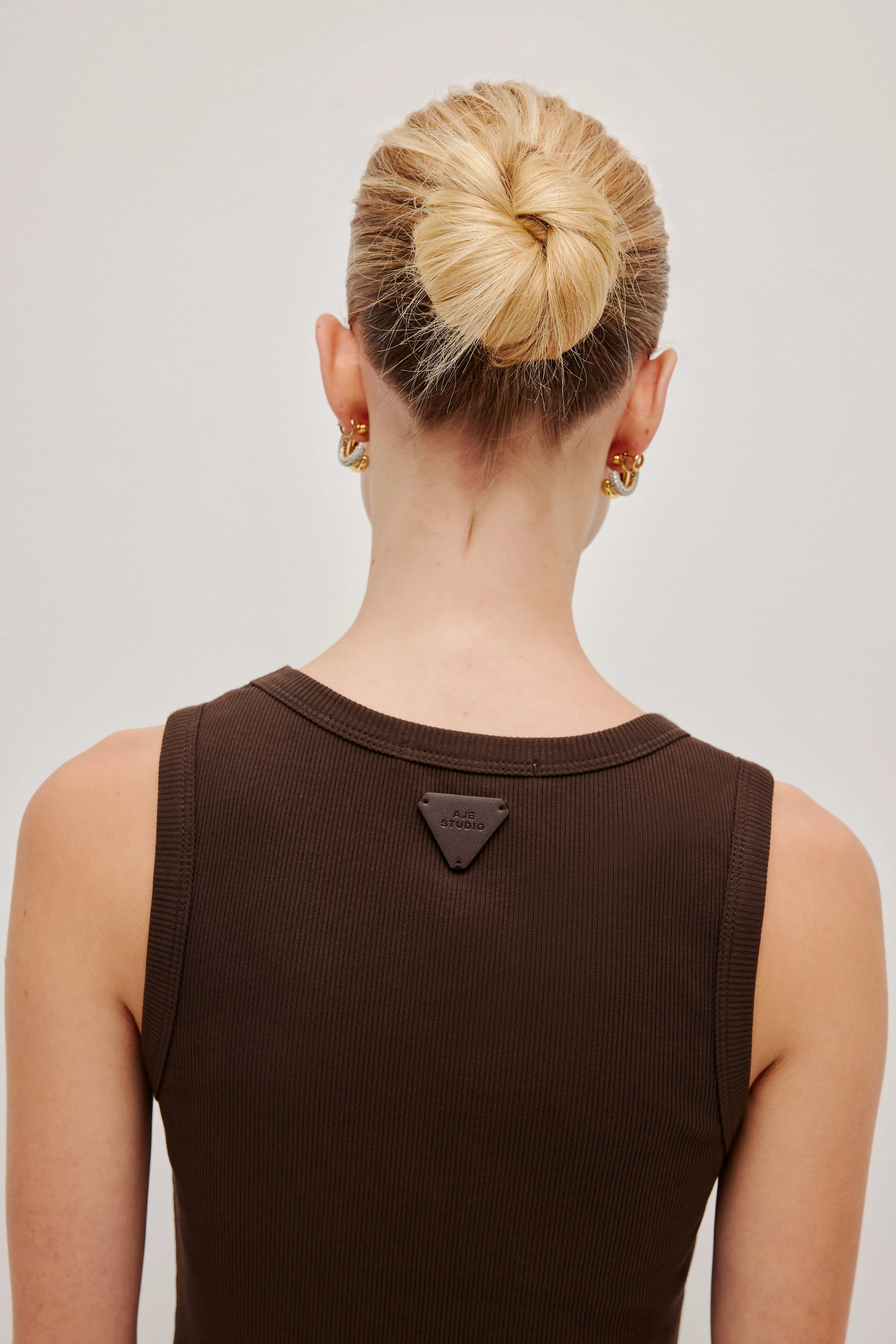 Monroe V-Neck Tank sold by Aje product image thumbnail 4