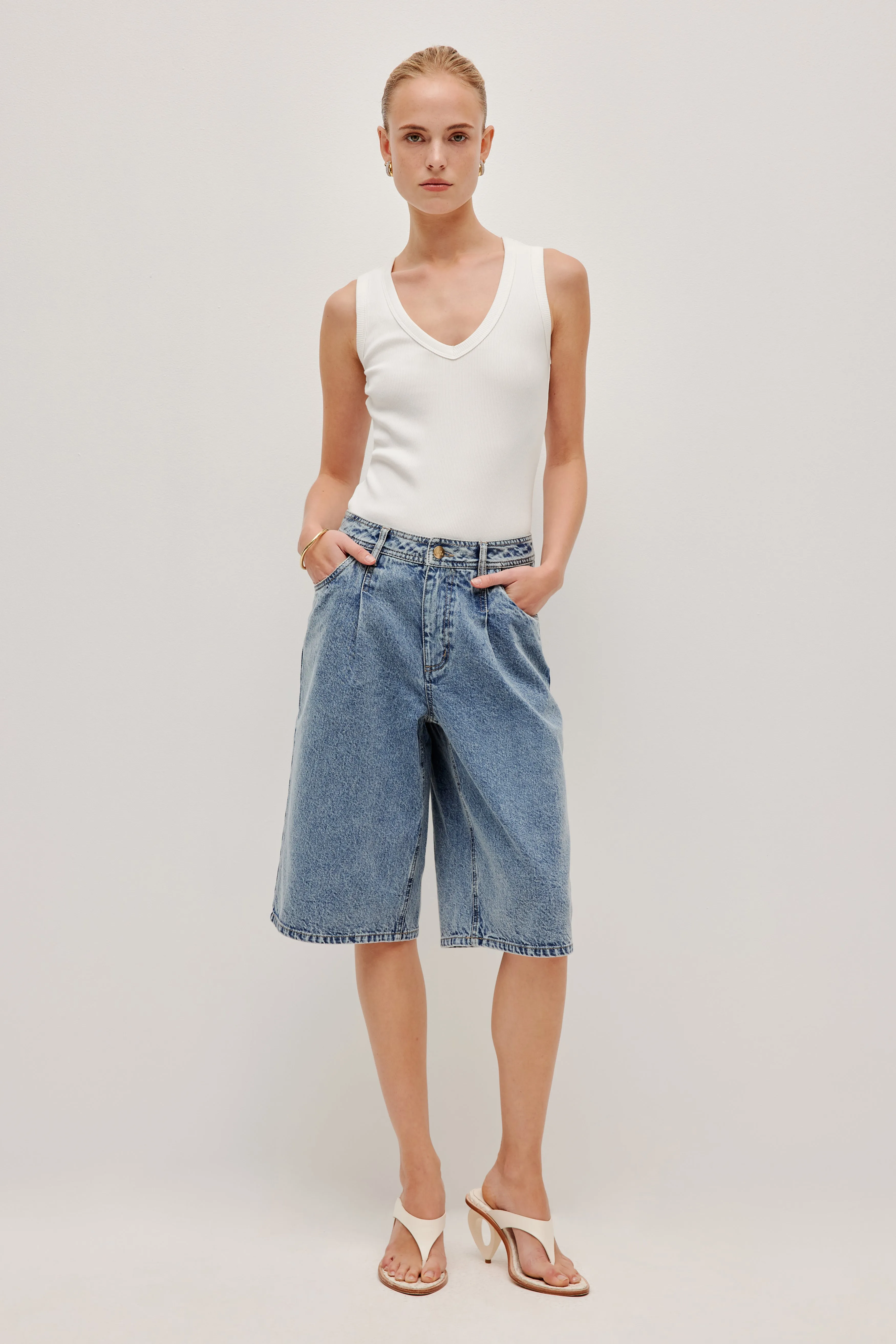 Monroe V-Neck Tank sold by Aje product image thumbnail 5