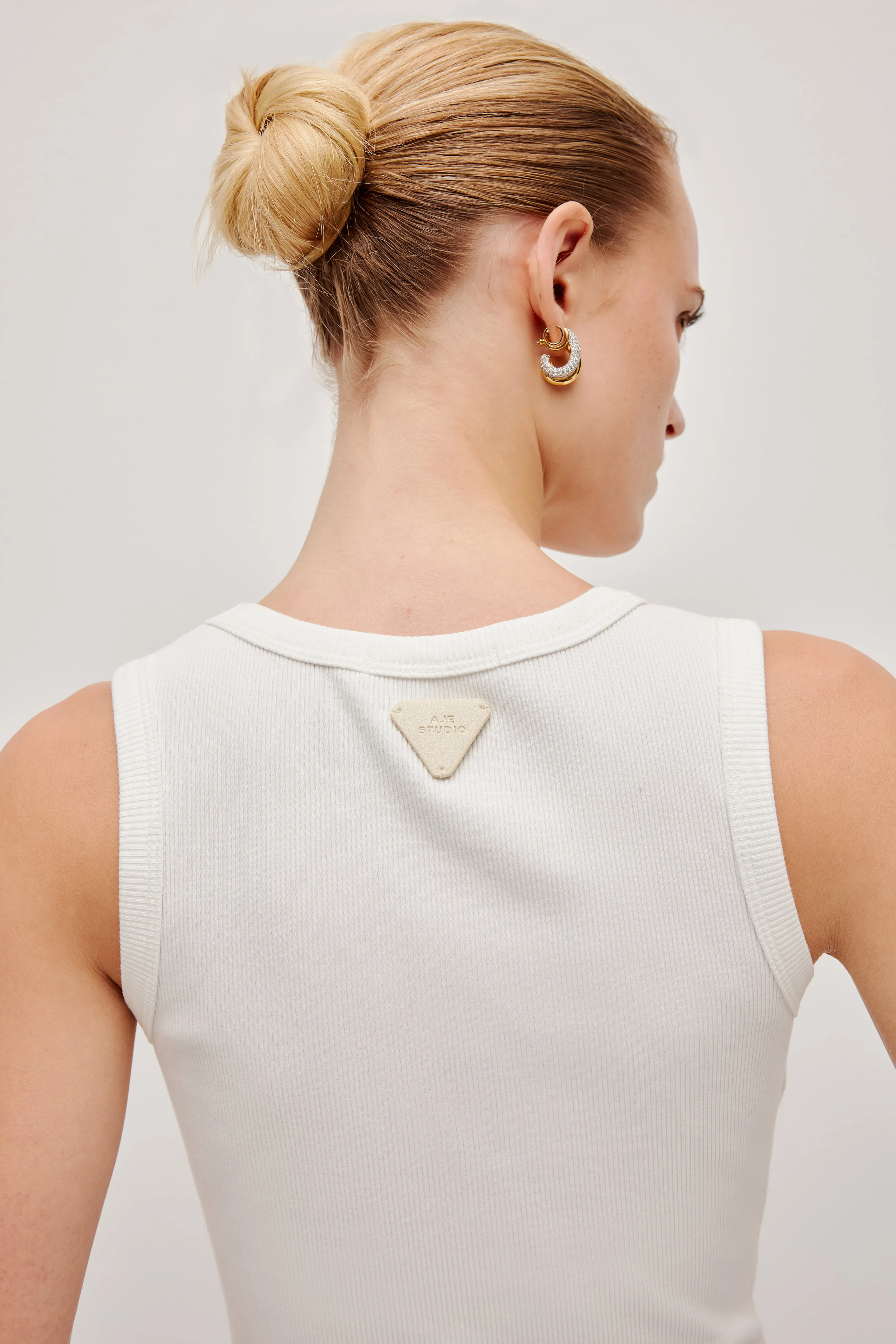 Monroe V-Neck Tank sold by Aje product image thumbnail 4